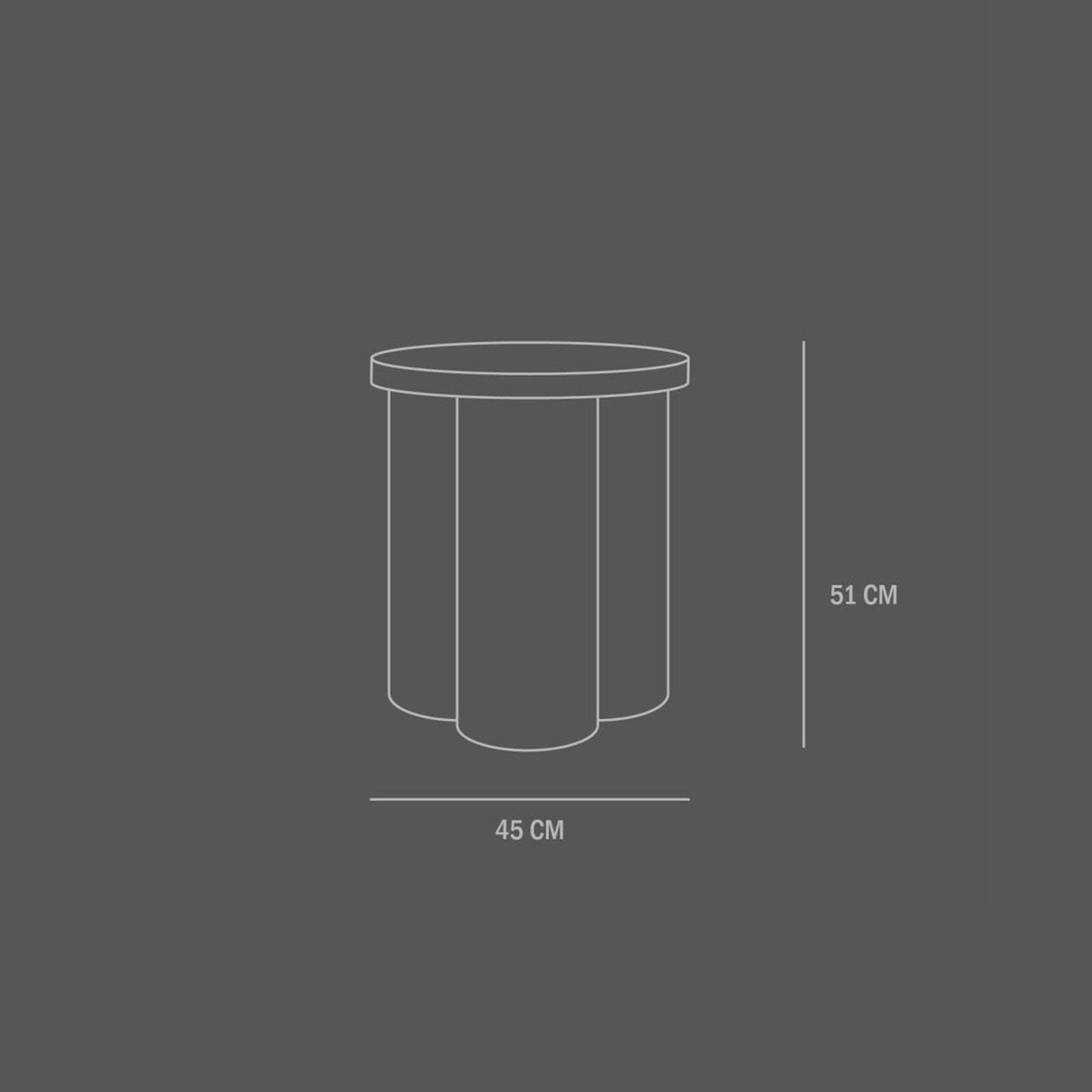 Big Foot Tall | Side Table Coffee