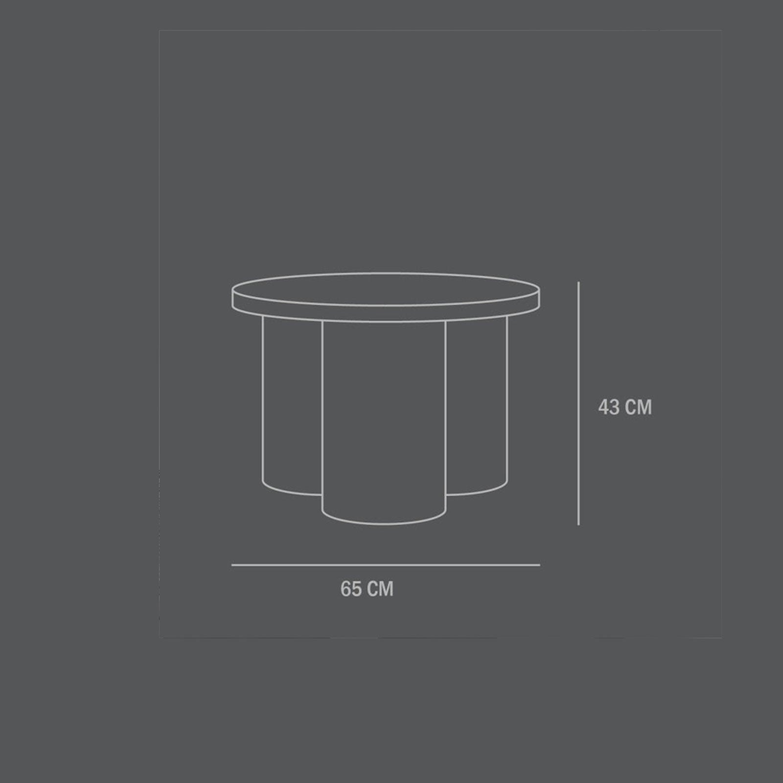 Big Foot Side Table Low | Coffee