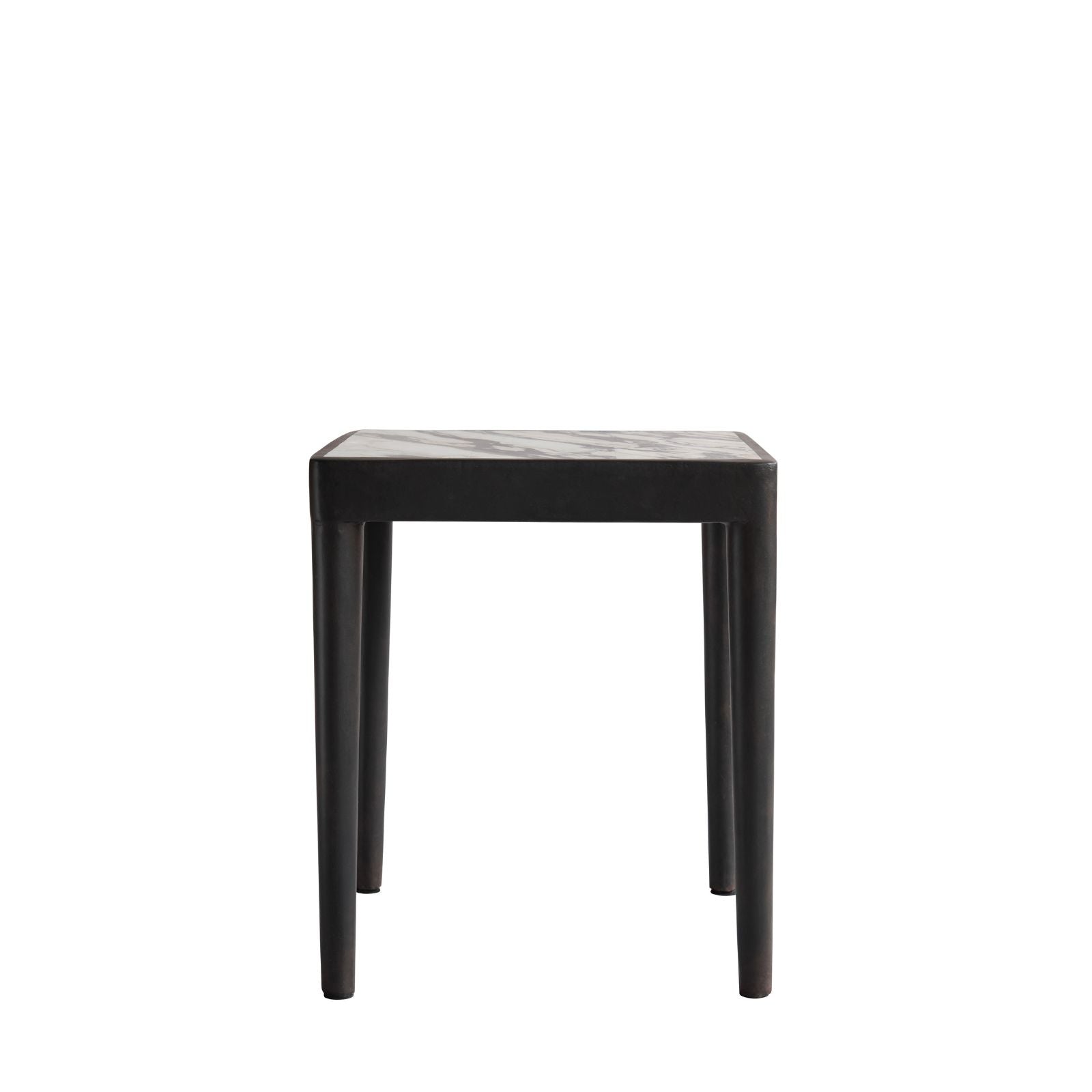 Tairu | Side Table with Calacatta Stone Top