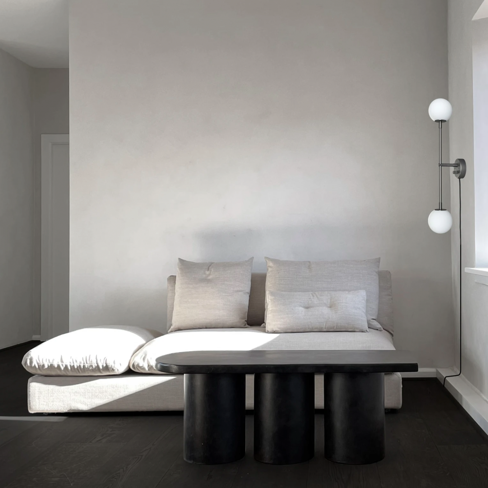 Drop Wall Lamp Bulp - Grey
