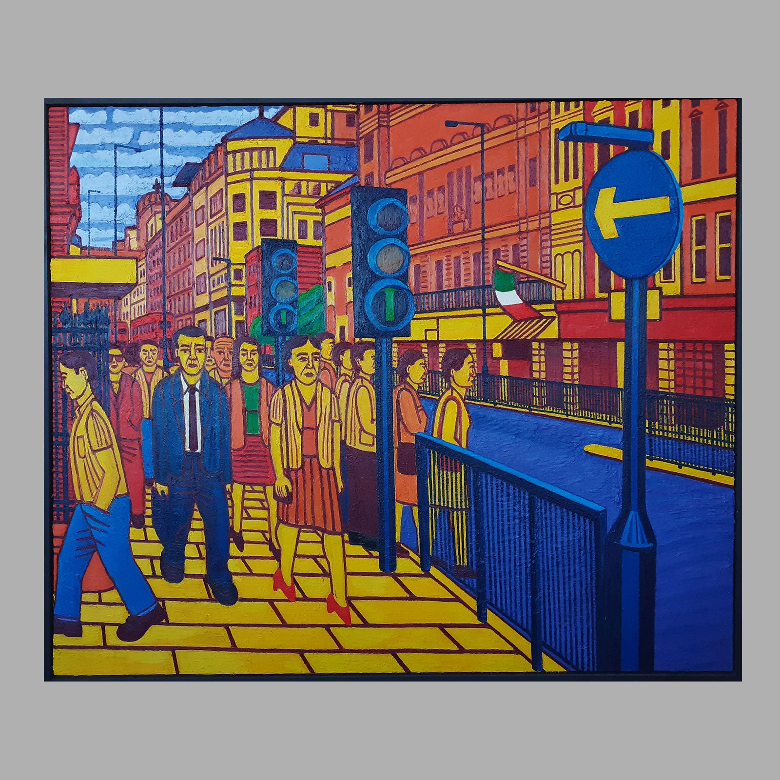 Piccadilly Summer | Framed Oil Painting