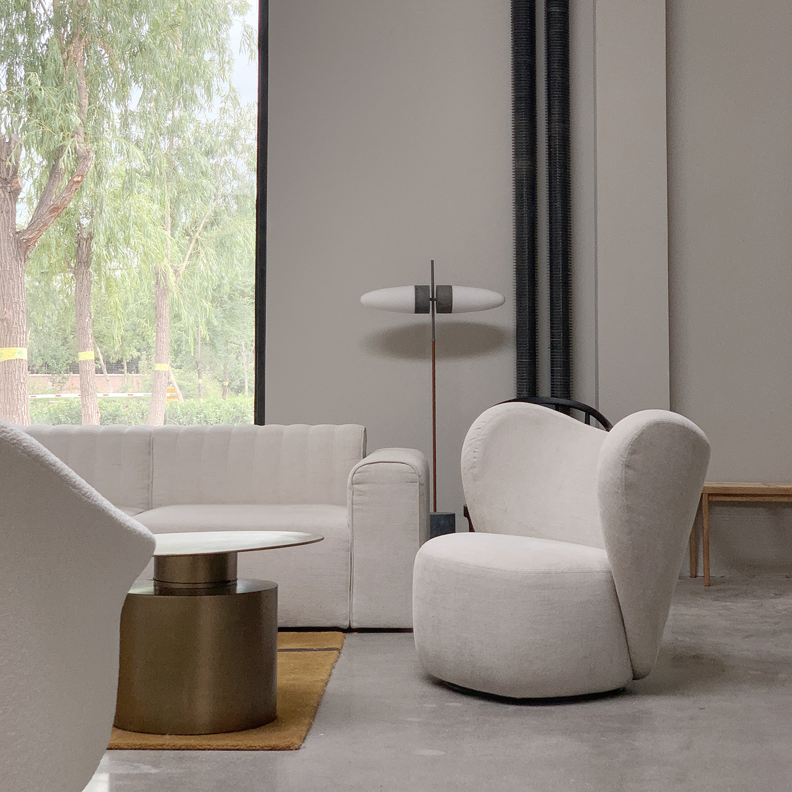 Pillar Table - Brass