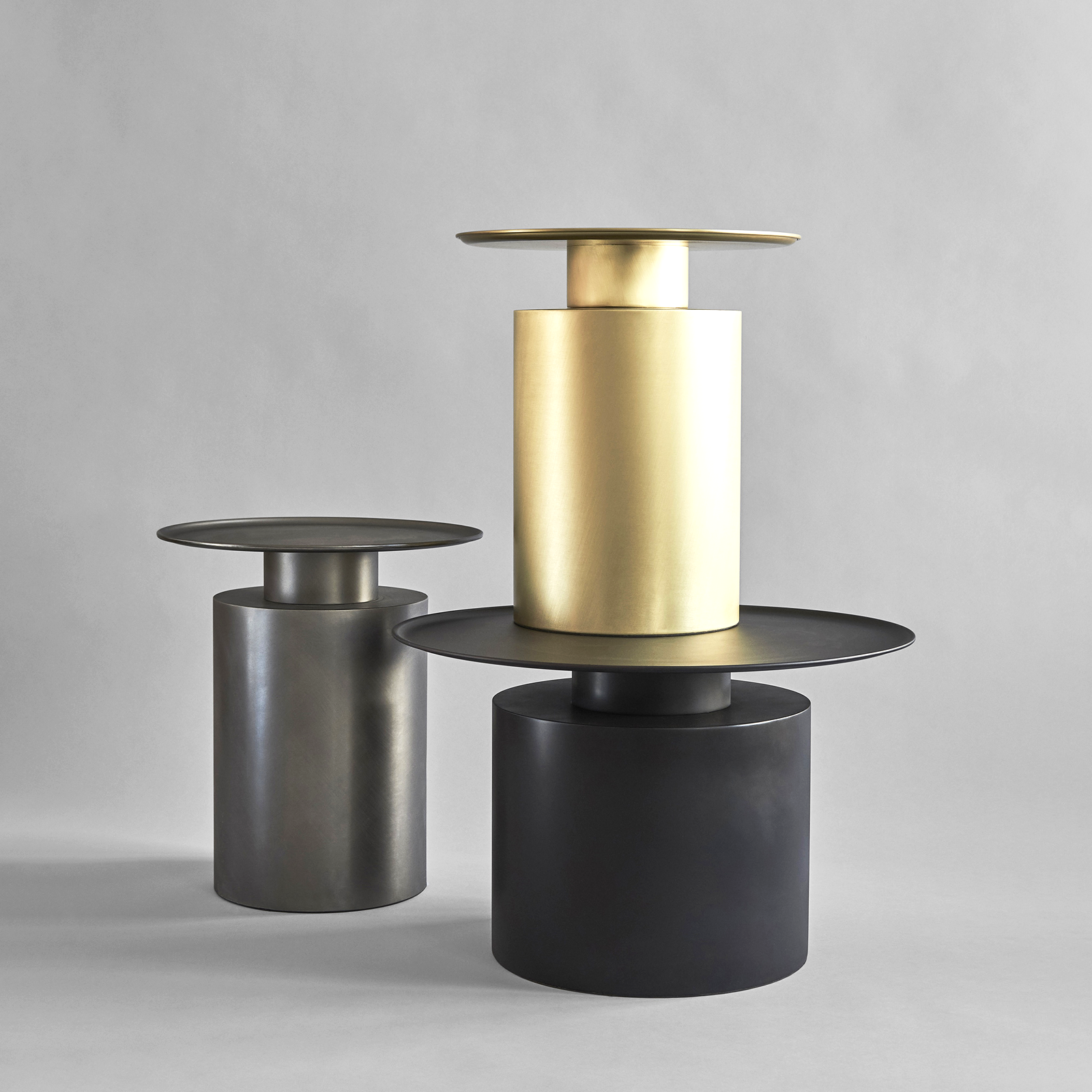 Pillar Table - Brass