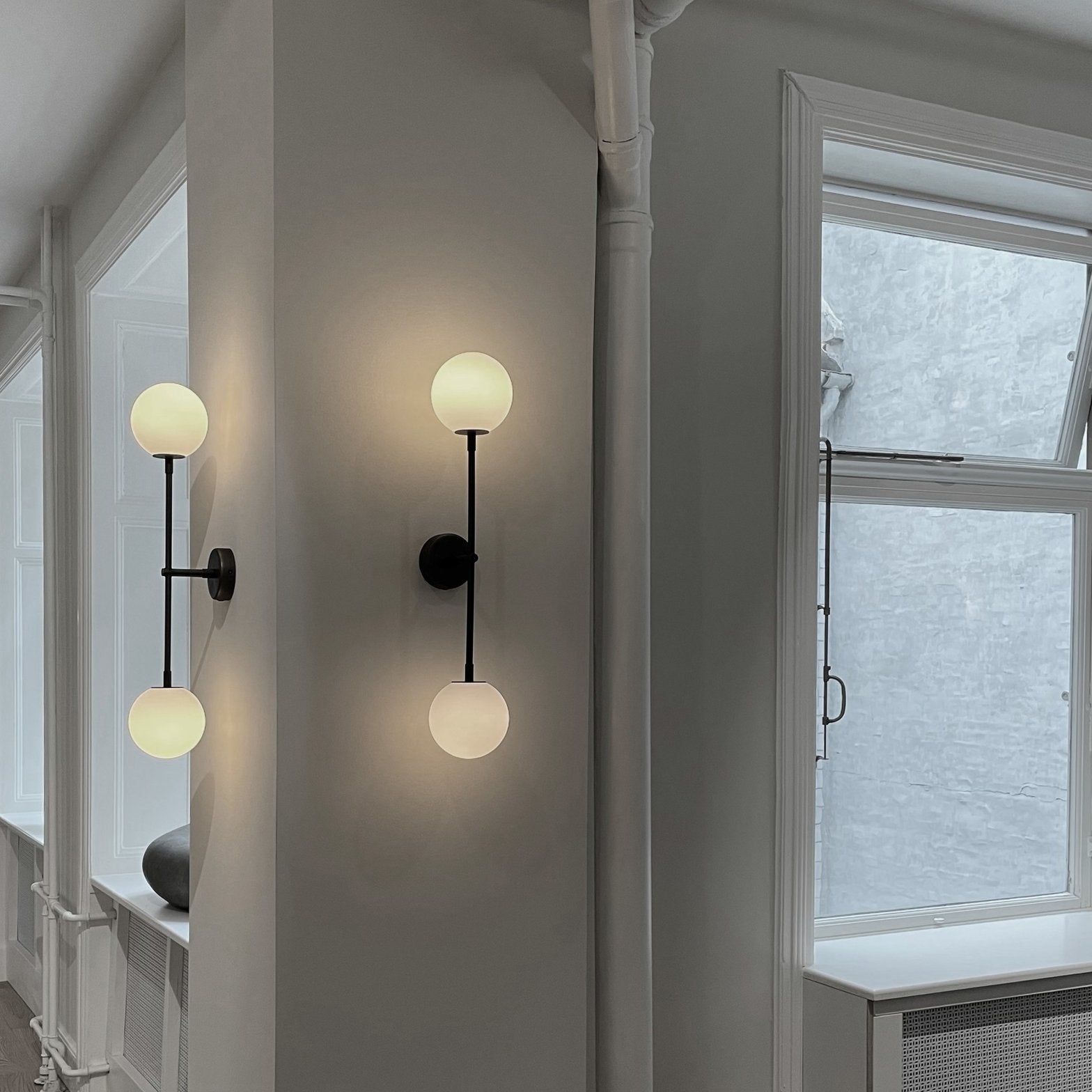 Drop Wall Lamp Bulp - Grey