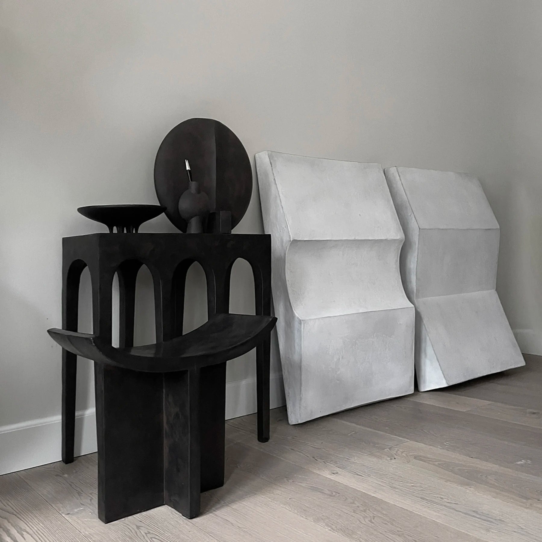 Sculpt Wall Art, Face Big | Chalk White