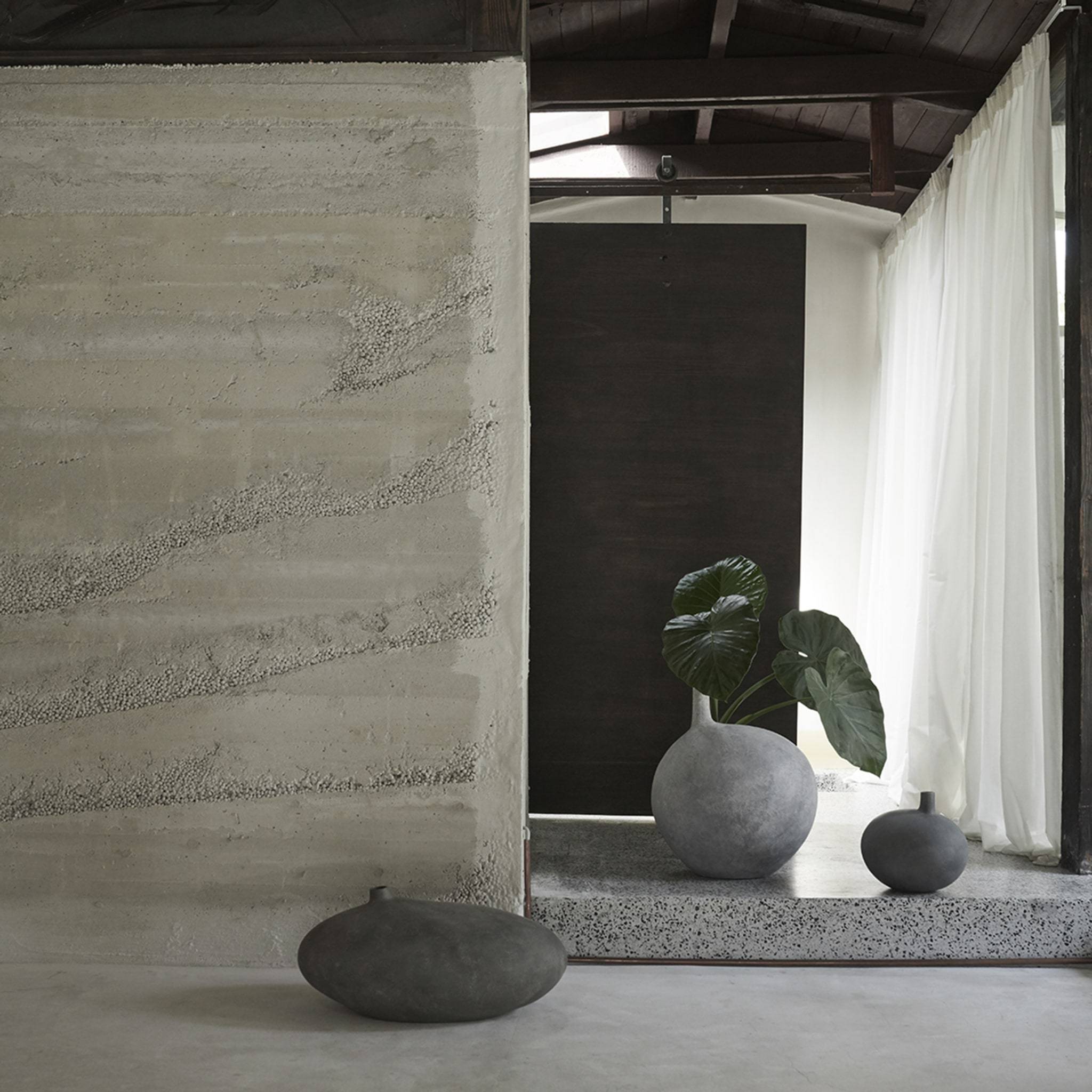 Submarine Vase, Fat - Dark Grey