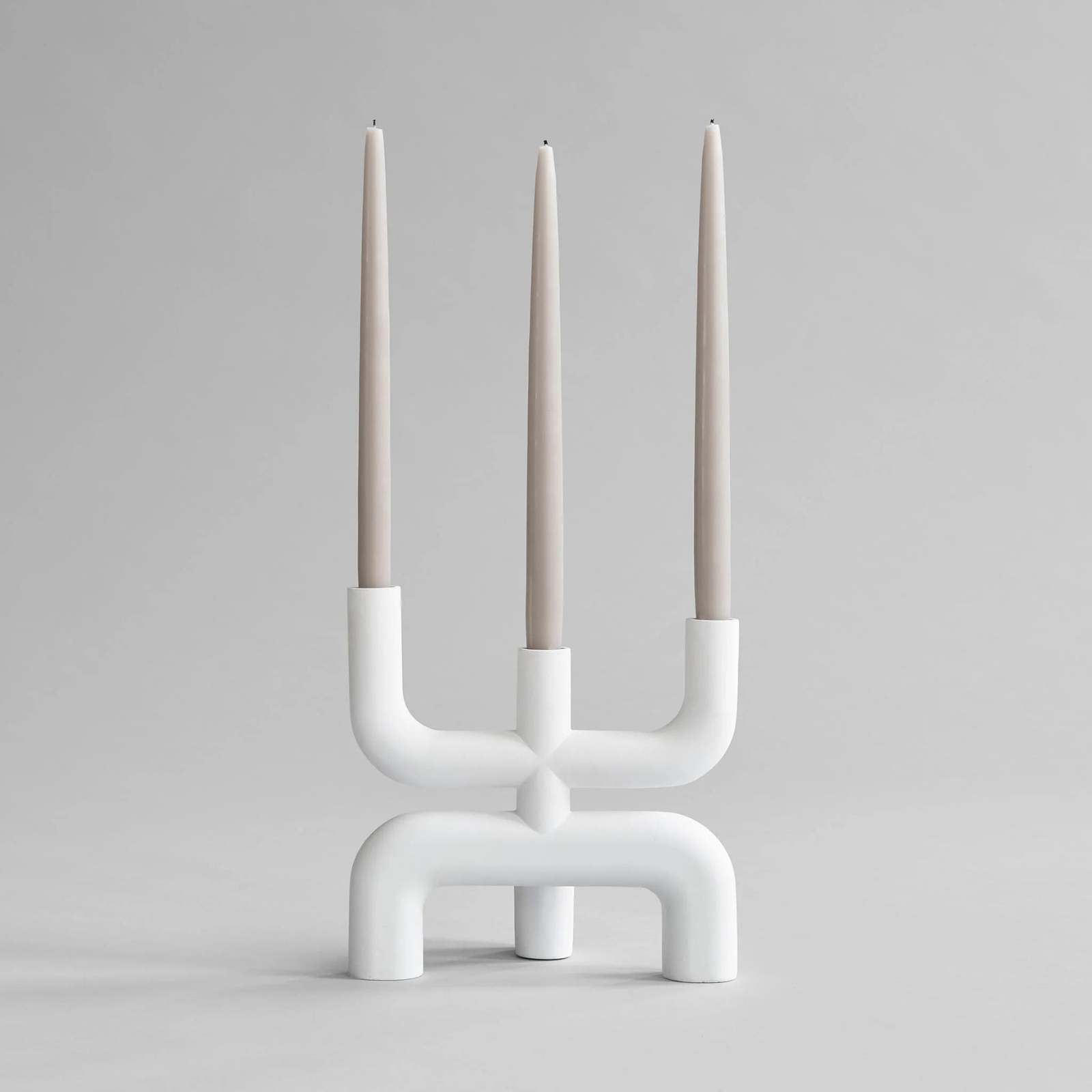 101 Cobra Candle Holder in Bone White