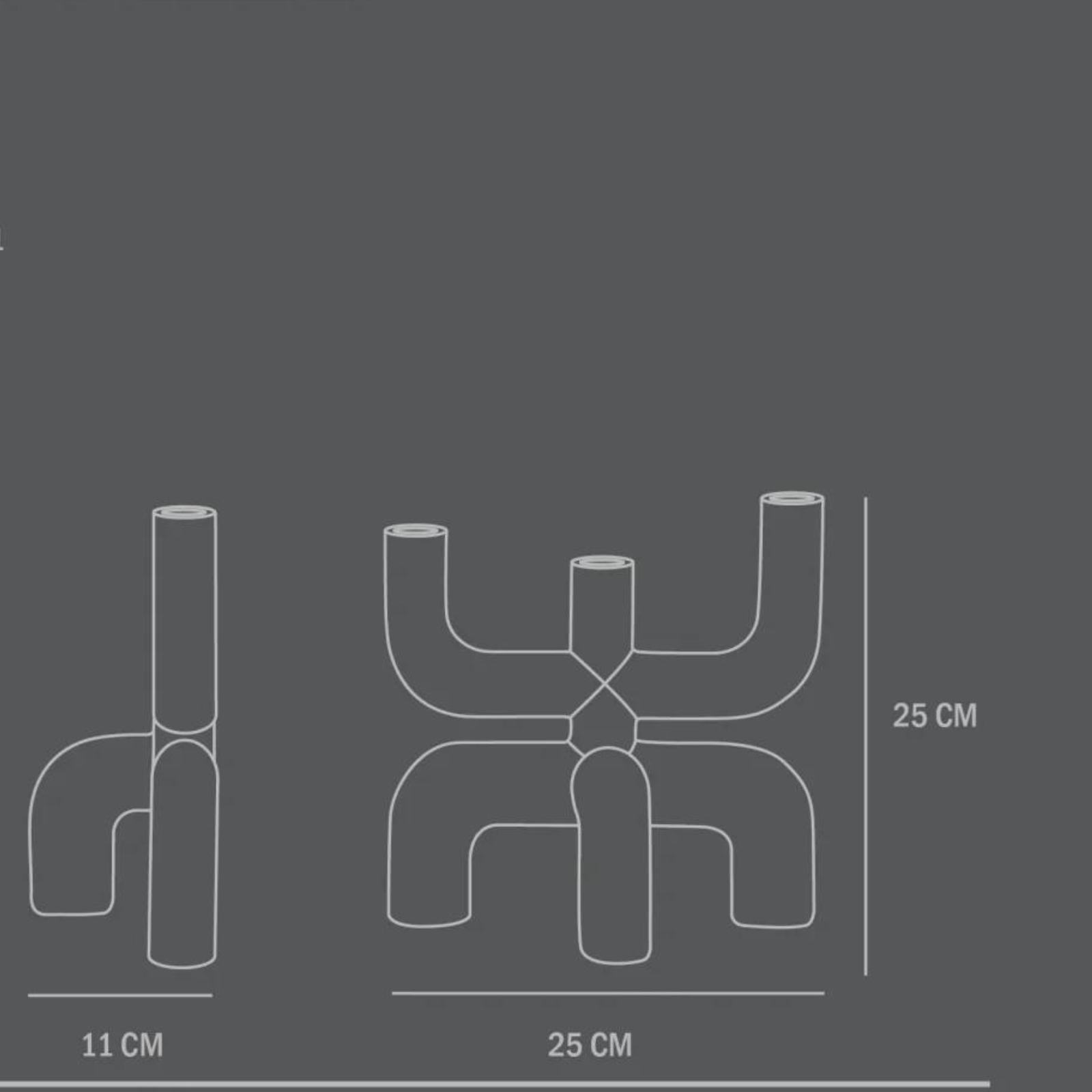 101 Cobra Candle Holder Dimensions