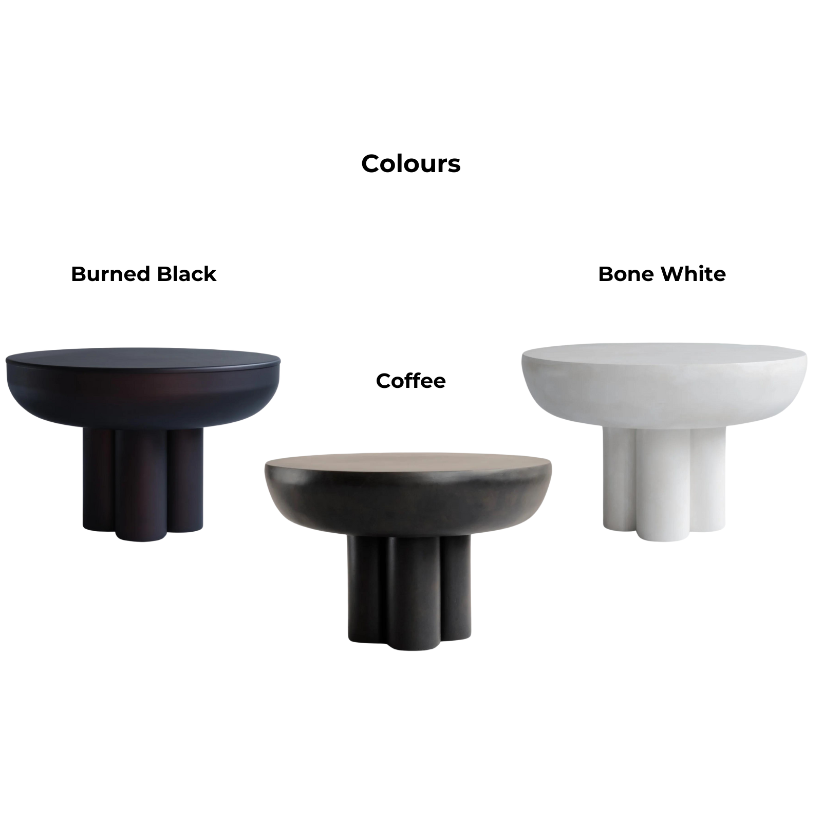 101 Crown Side Table Low Colours