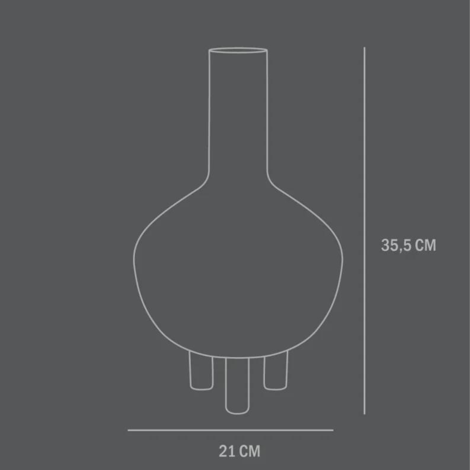 101 Duck Vase Fat Dimensions