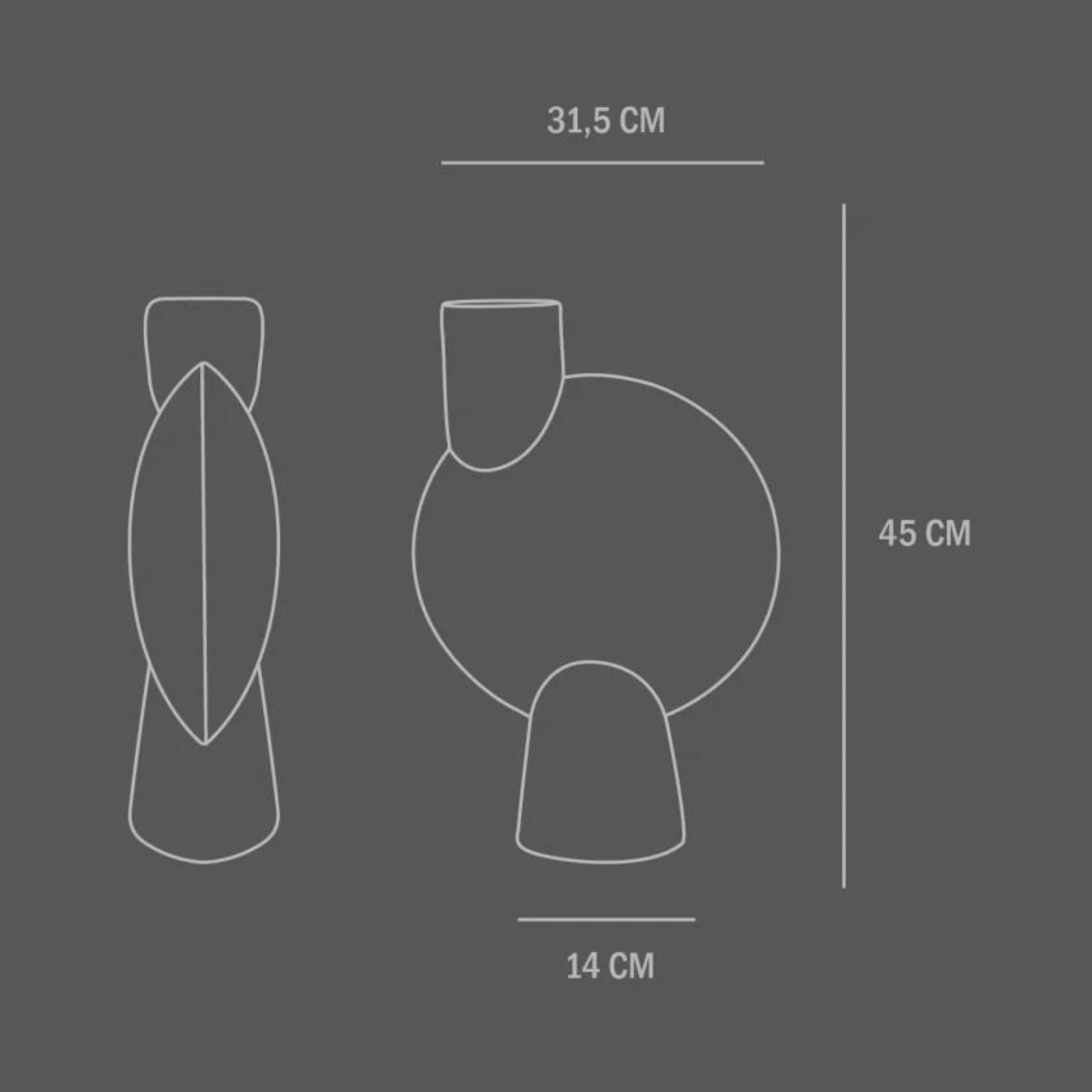 Sphere Bubl, Big | Vase