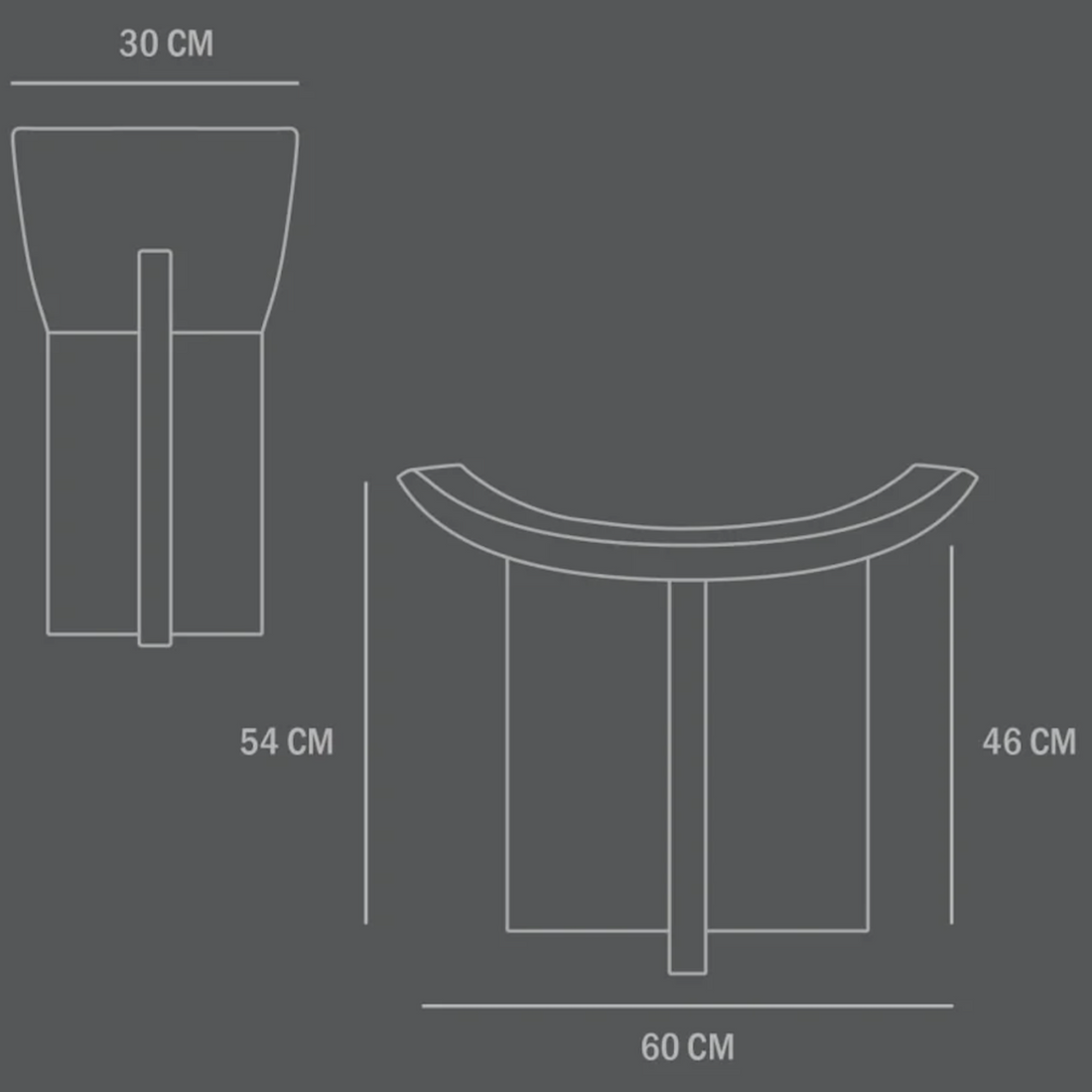 101 Brutus Stool Dimensions