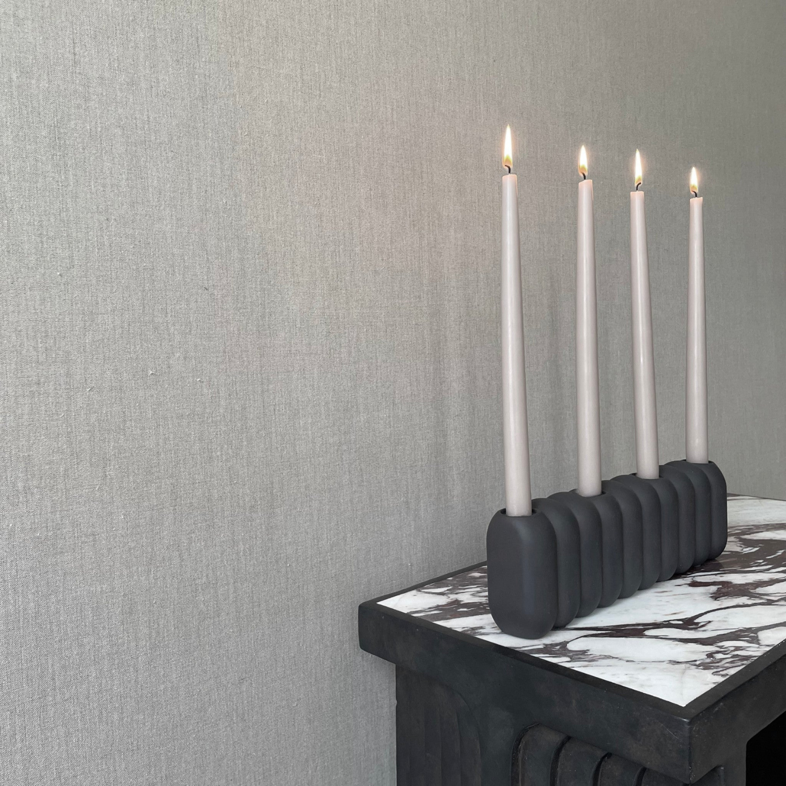 Tube, Big, Coffee | Candle Holder (Warehouse Sale)