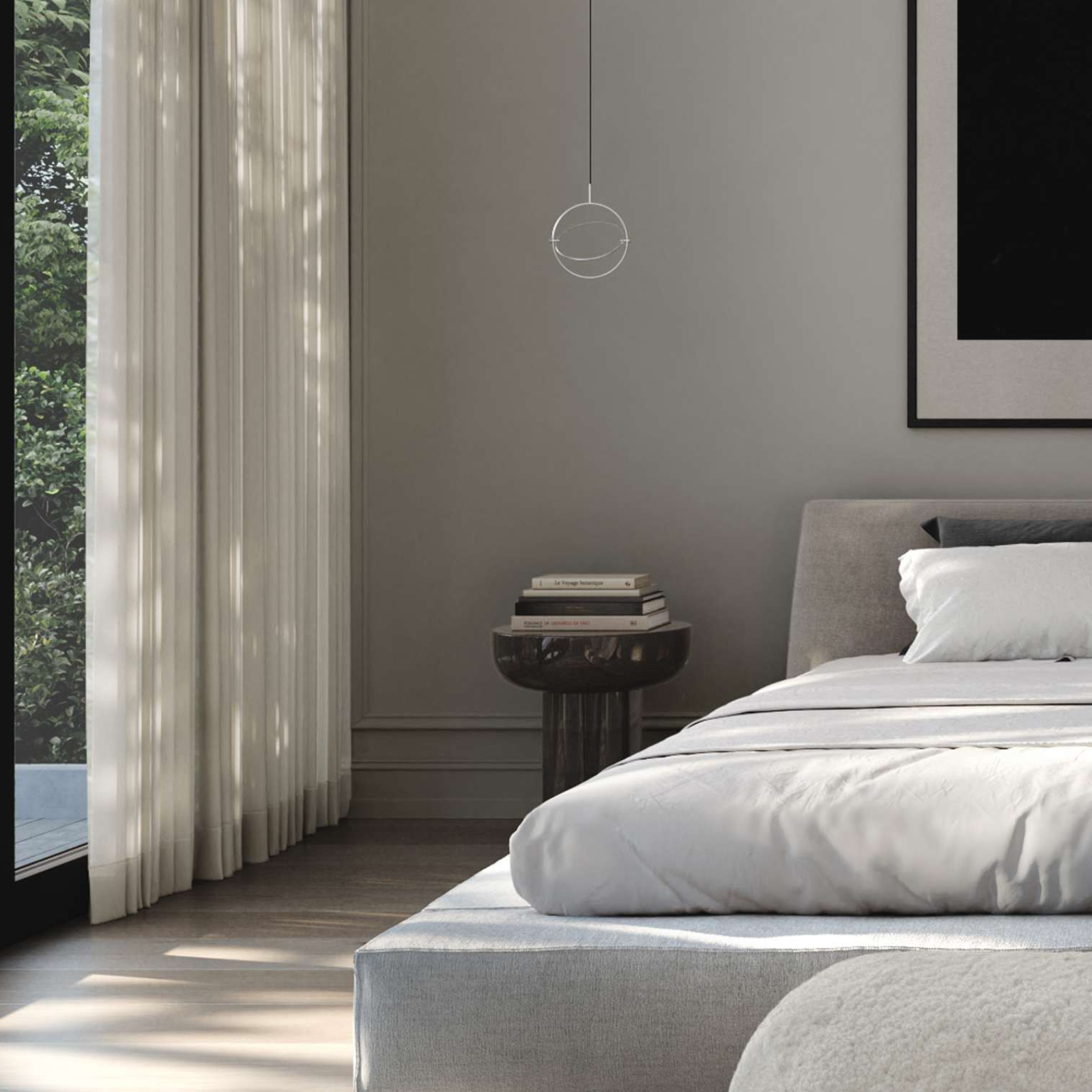 Crown, Tall | Side Table Smoked Forest