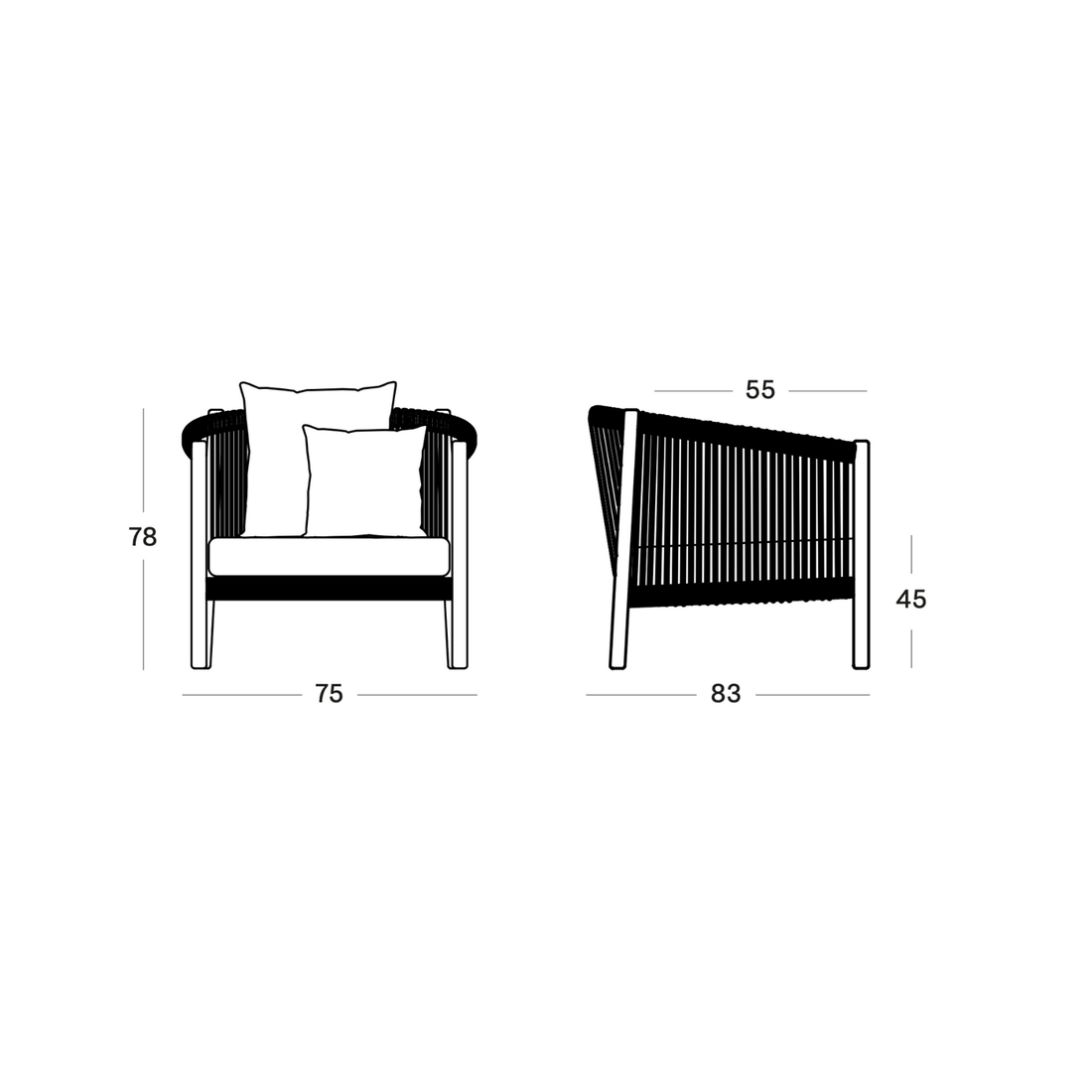 Lento | Outdoor Lounge Chair