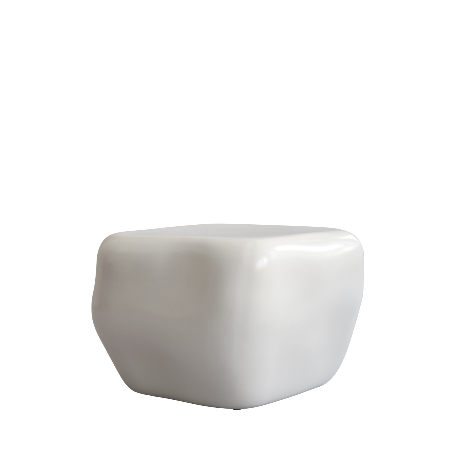 Ishi, White, Medio | Side Table