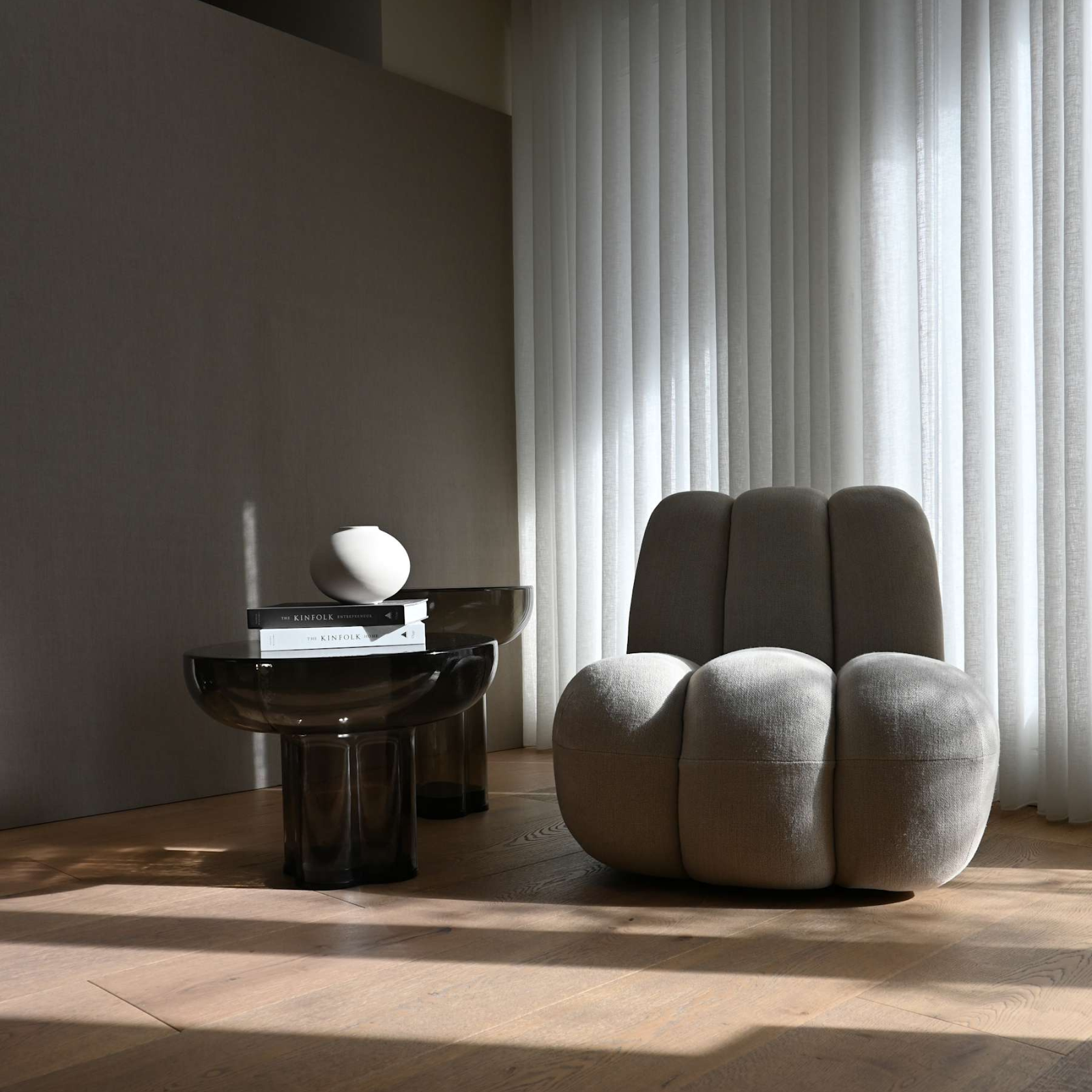 Crown, Tall | Side Table Smoked Forest