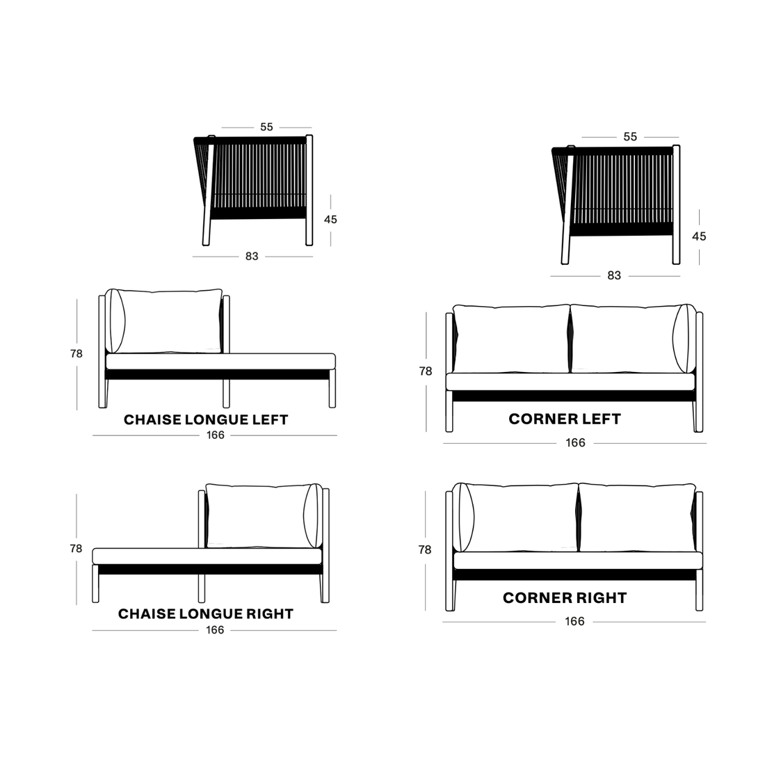 Lento | Outdoor Modular Sofa