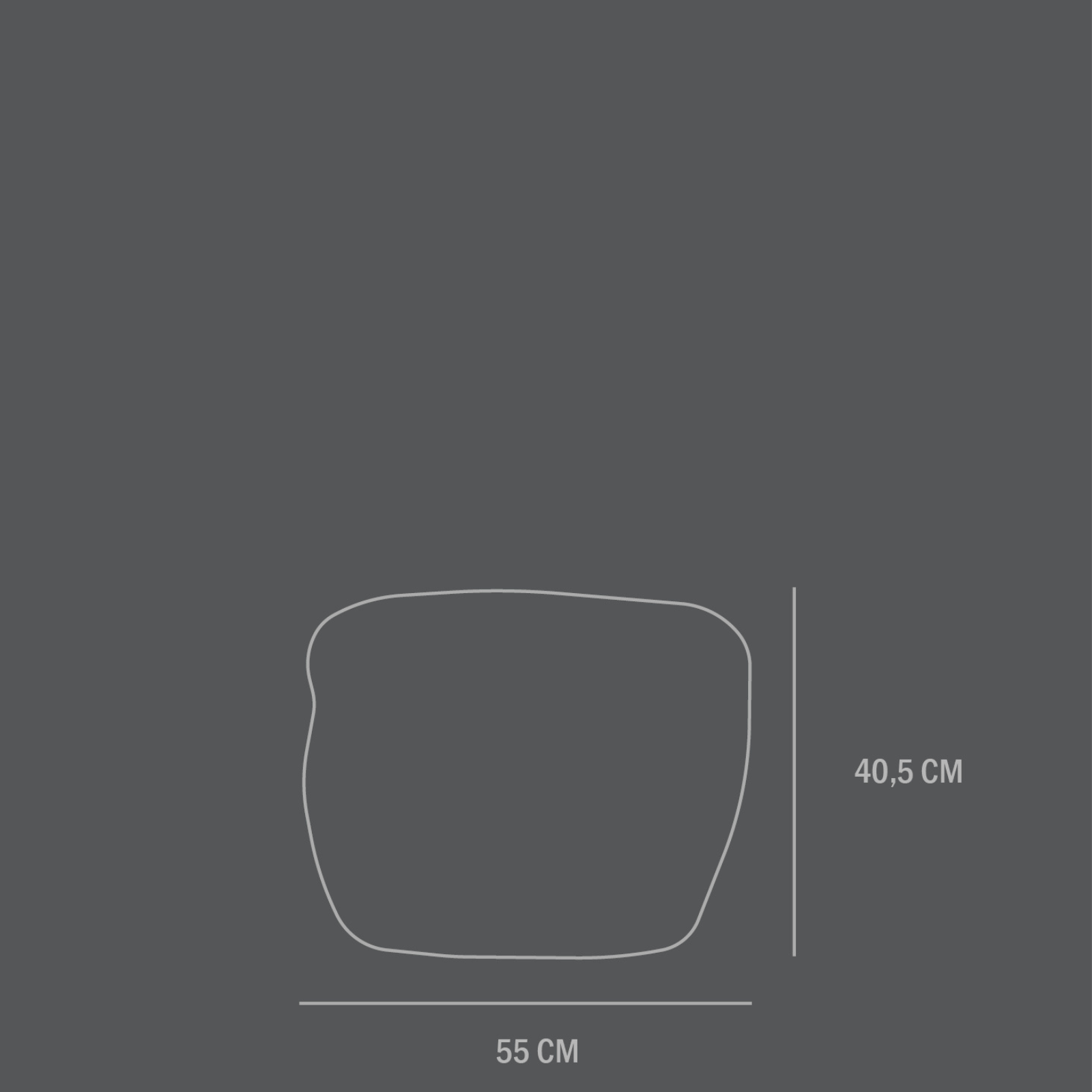 Ishi, White, Medio | Side Table