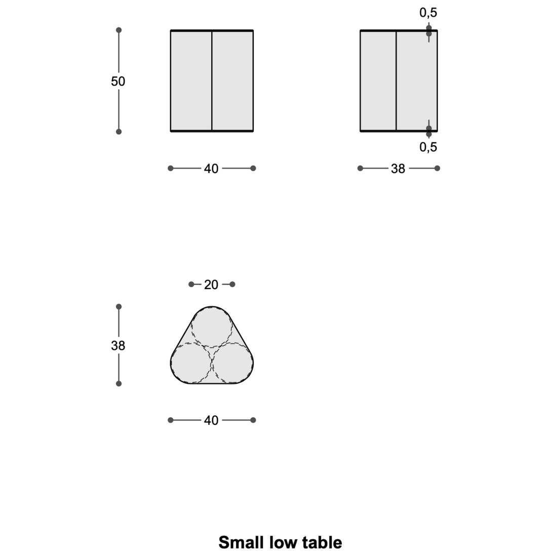 Tres, Low | Coffee Tables