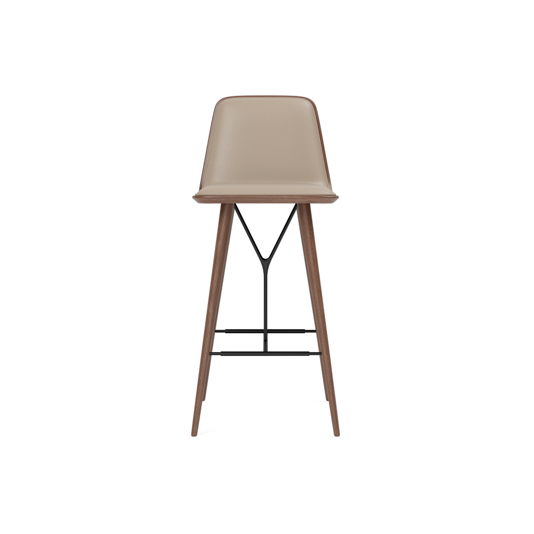 Spine Wood Base | Barstool