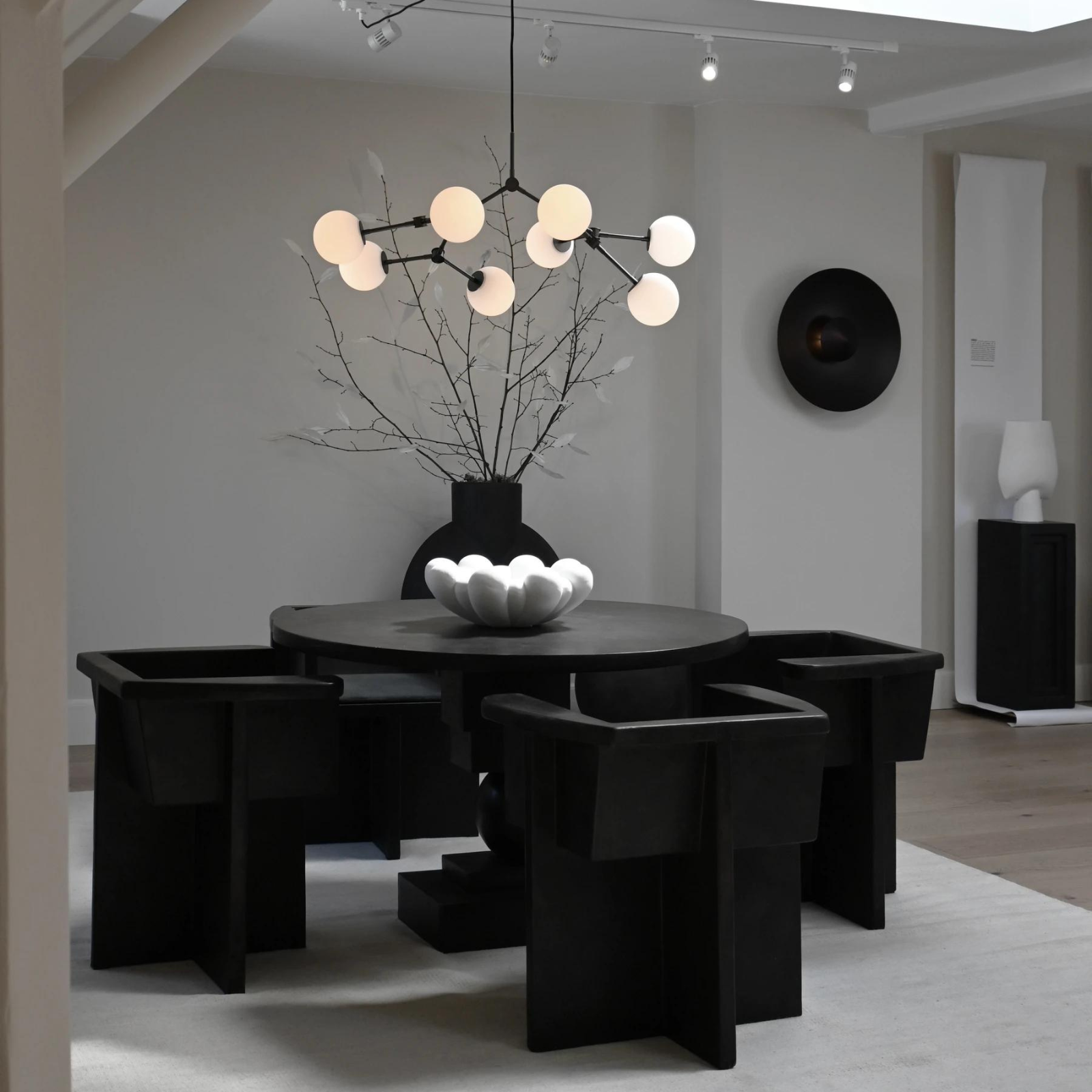 Drop Bulp | Grey Chandelier