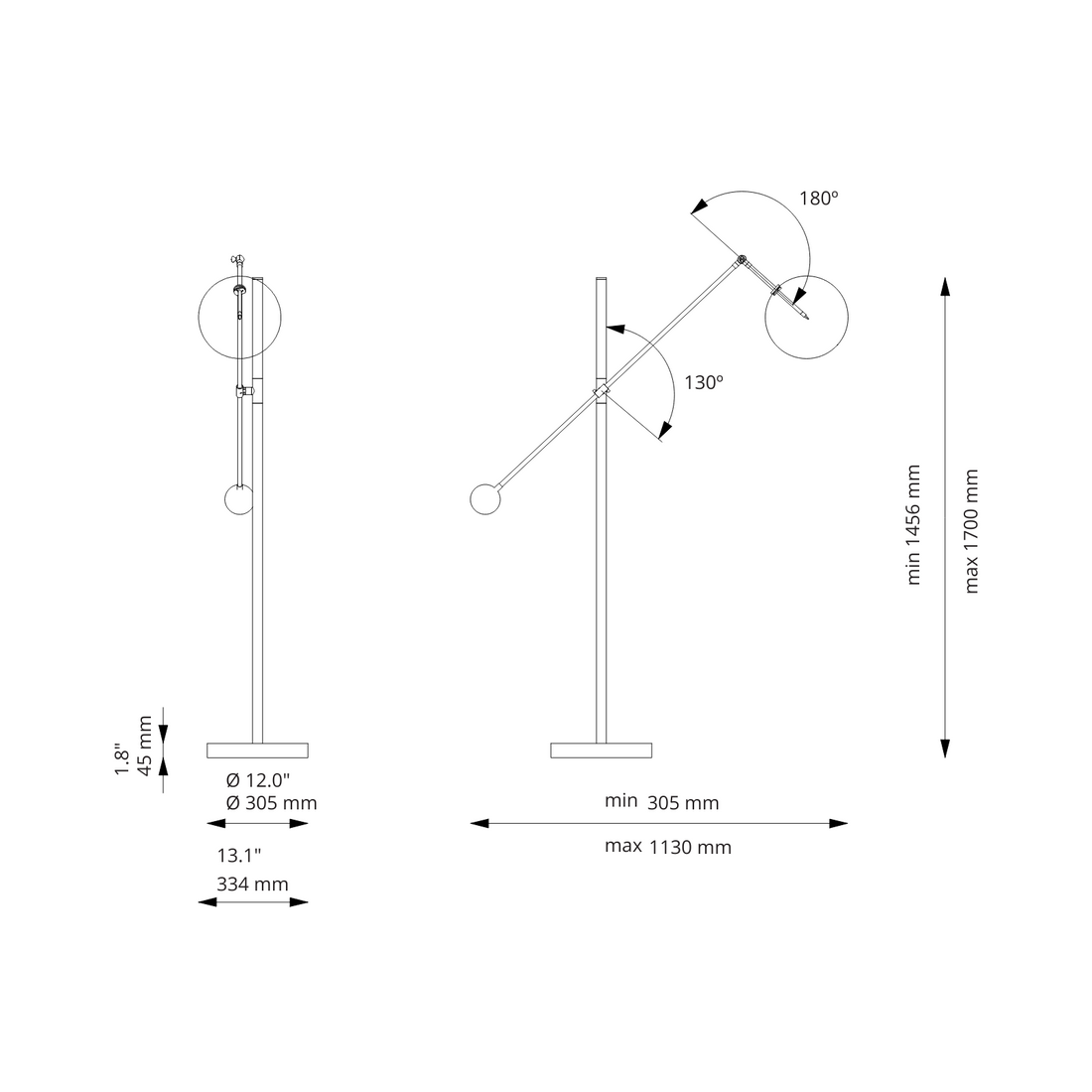 Milan 1 | Floor Lamp