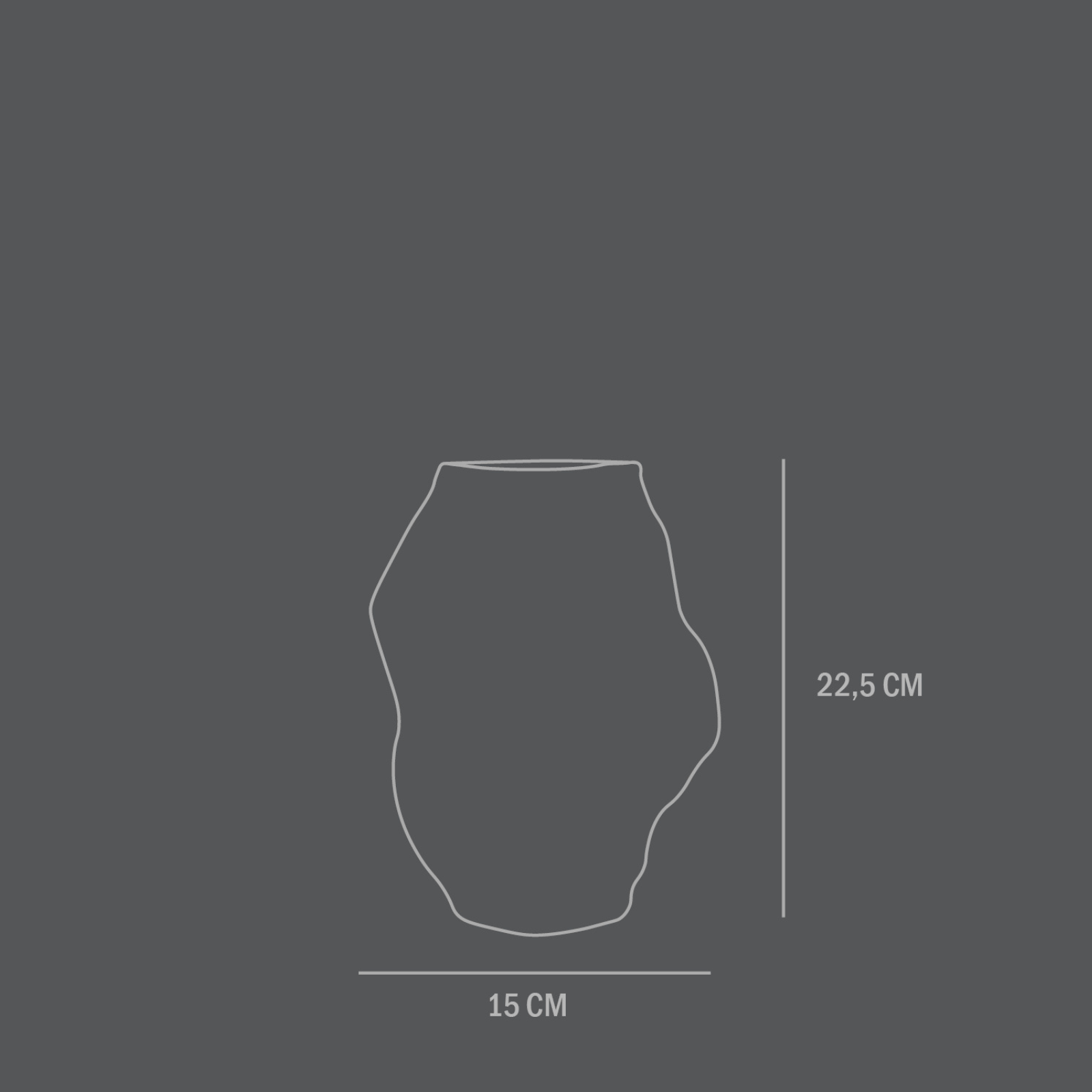 Katachi, Clear, Mini | Vase