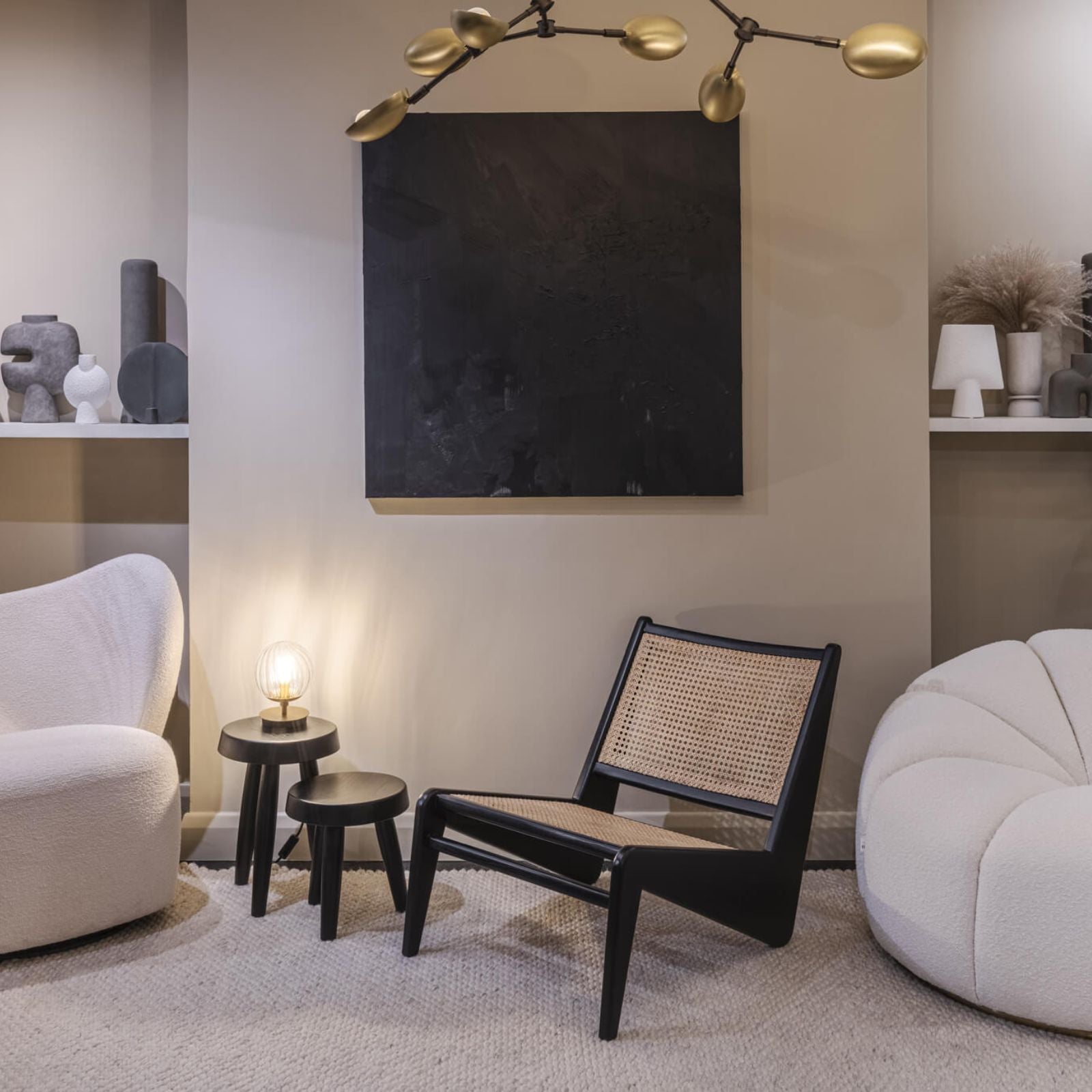 Kangaroo Chair - Charcoal Black (Warehouse Sale)