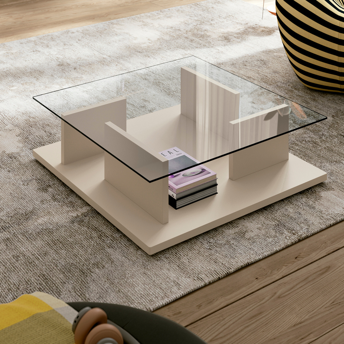 Artica, glass top | Coffee table