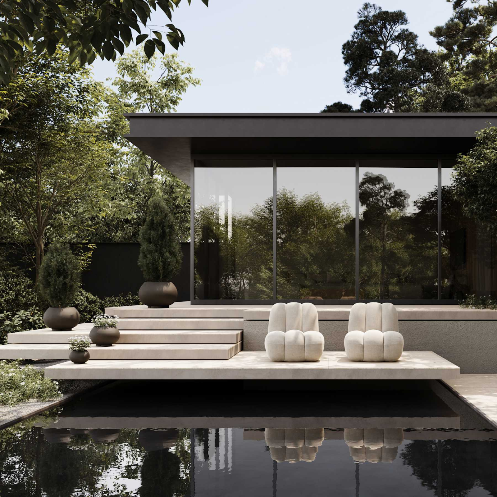 Toe, Warm Ash (C142) | Outdoor Sofa