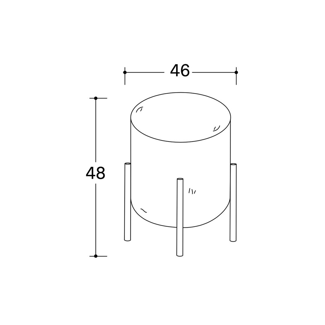 Flag, stackable | Pouf