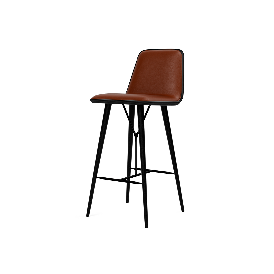 Spine Wood Base | Barstool