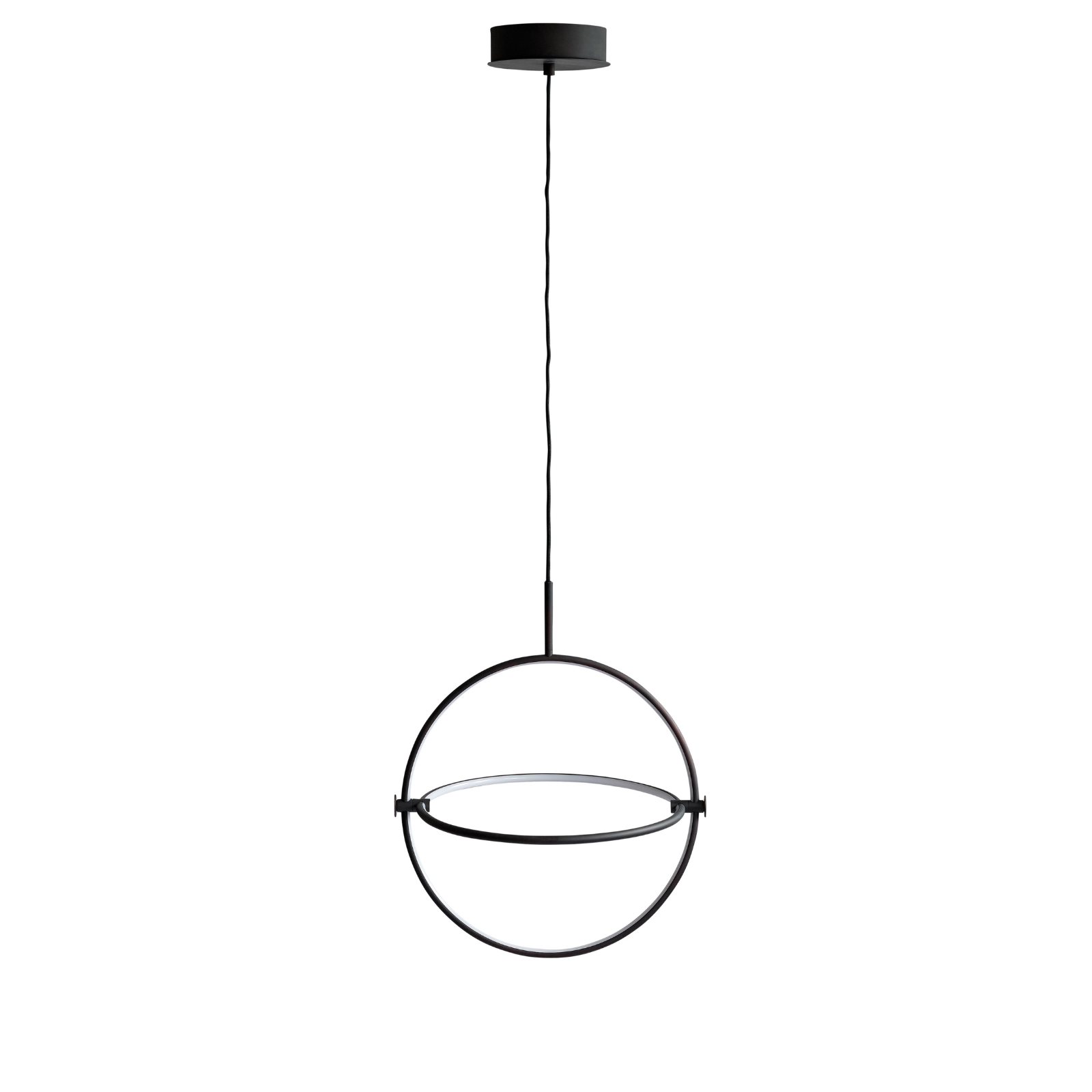 Maru, Burnt Black, Big | Pendant