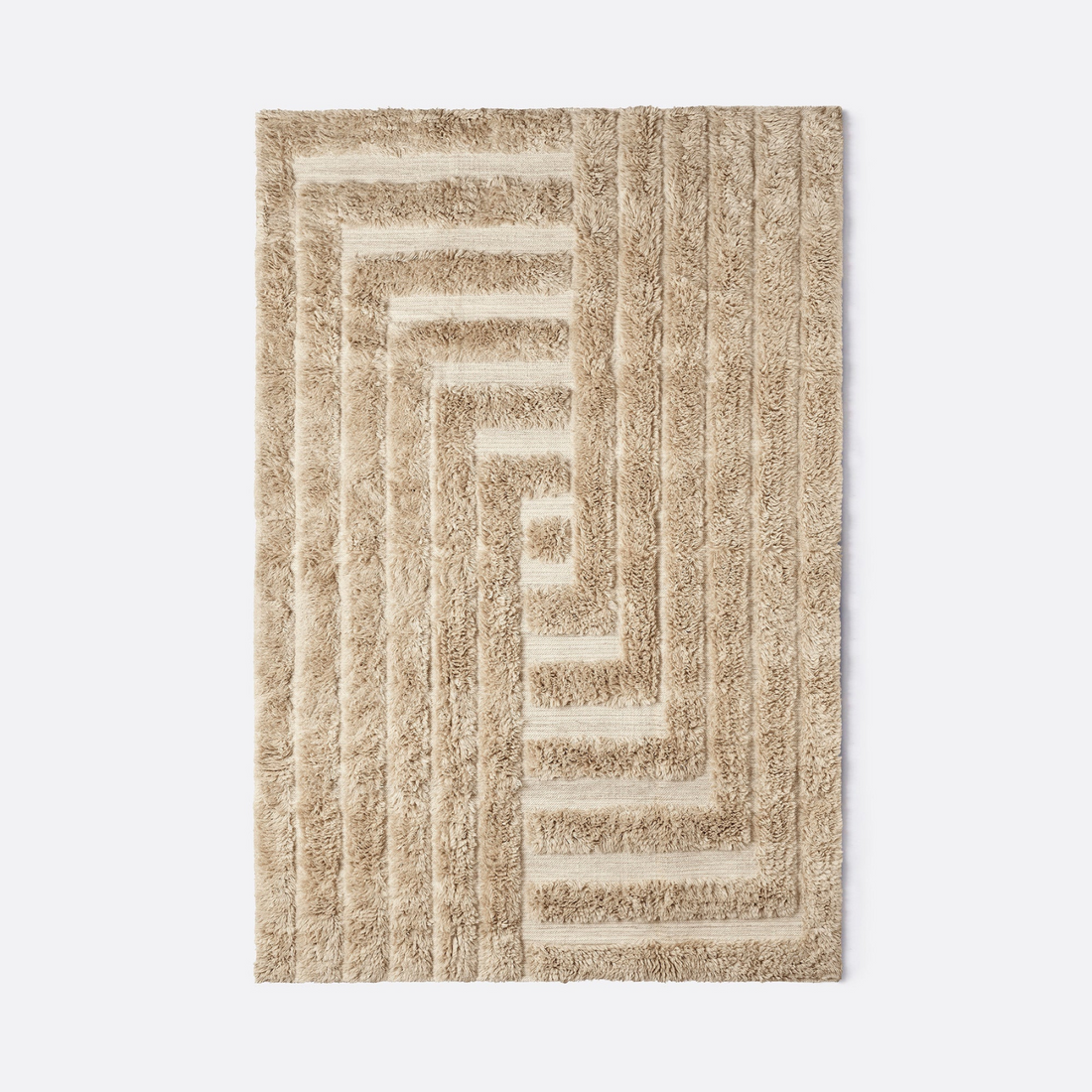 Shaggy Labyrinth | Rug