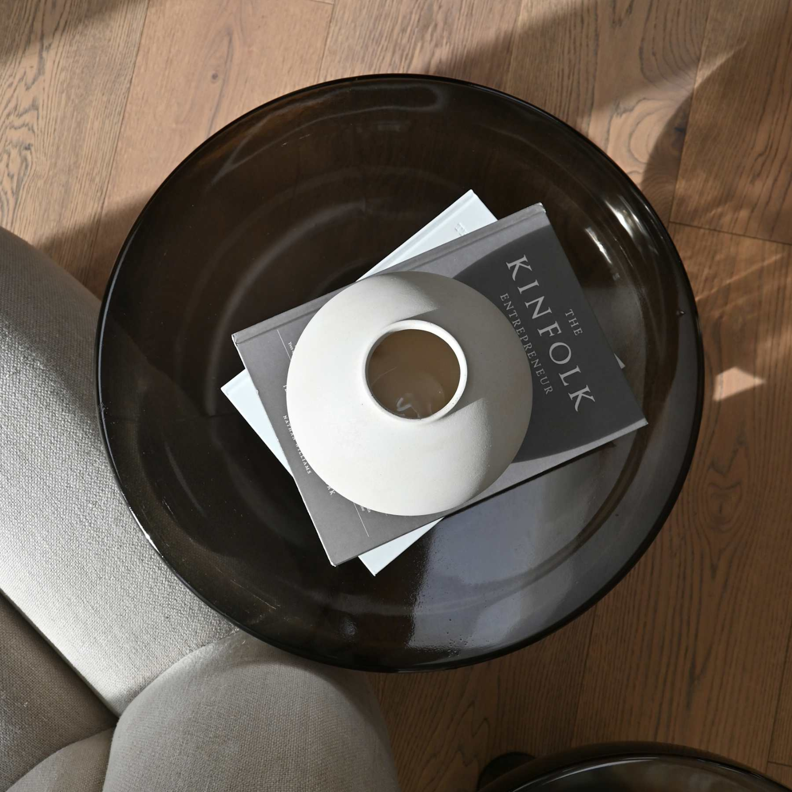 Crown, Tall | Side Table Smoked Forest