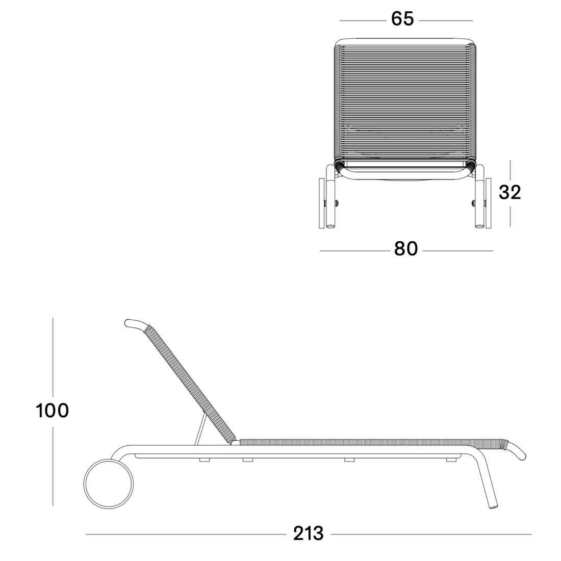 Kodo | Outdoor Sunlounger