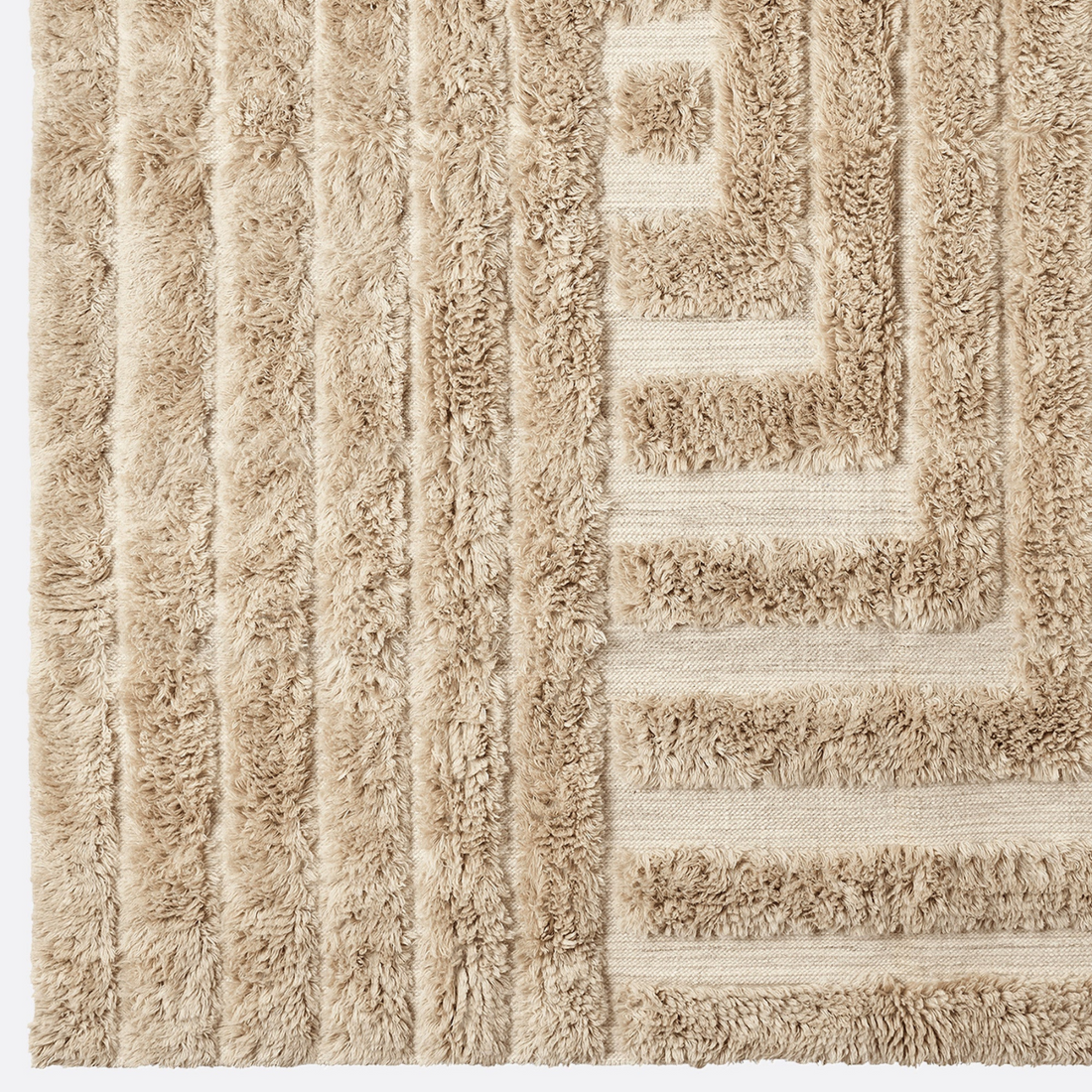 Shaggy Labyrinth | Rug