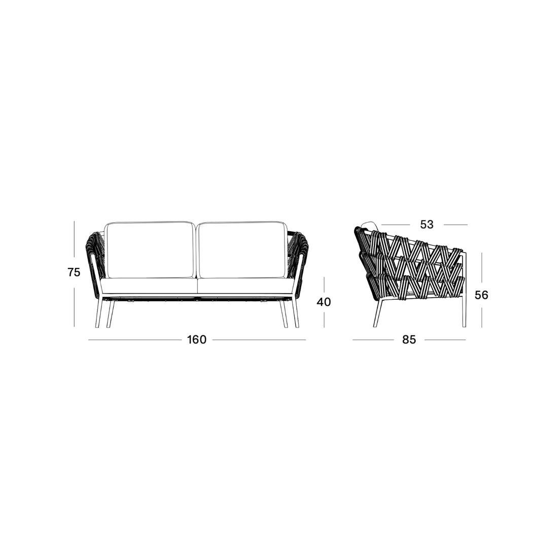 Leo | Outdoor Lounge Sofa