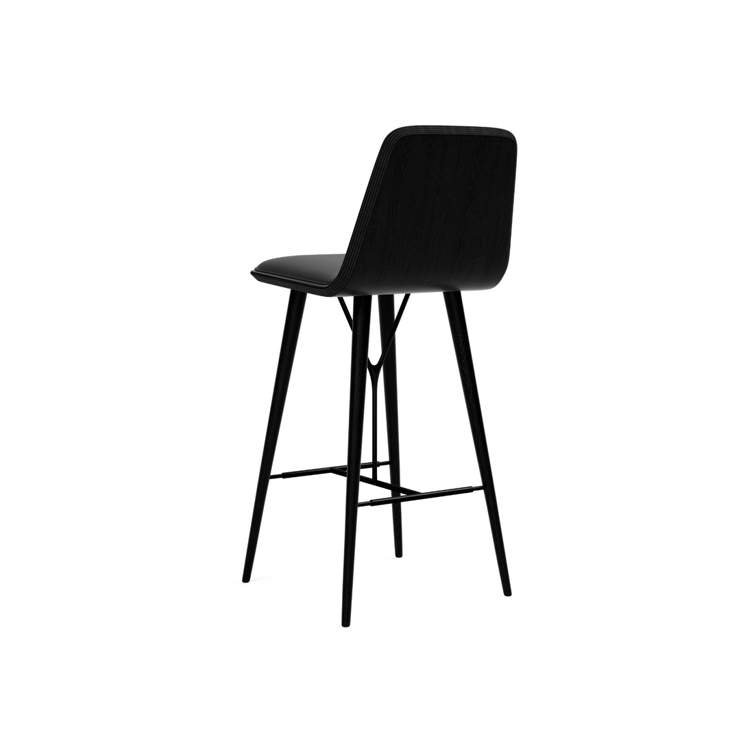 Spine Wood Base | Barstool