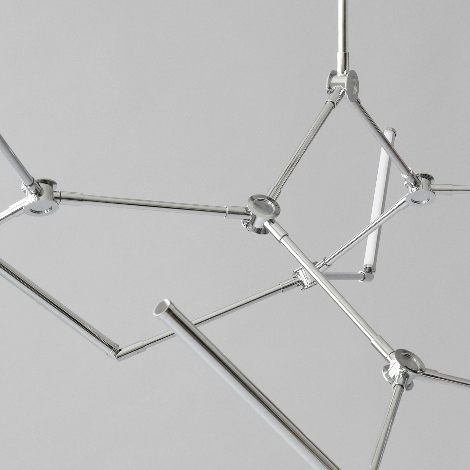 Stick, Mini, Chrome | Chandelier
