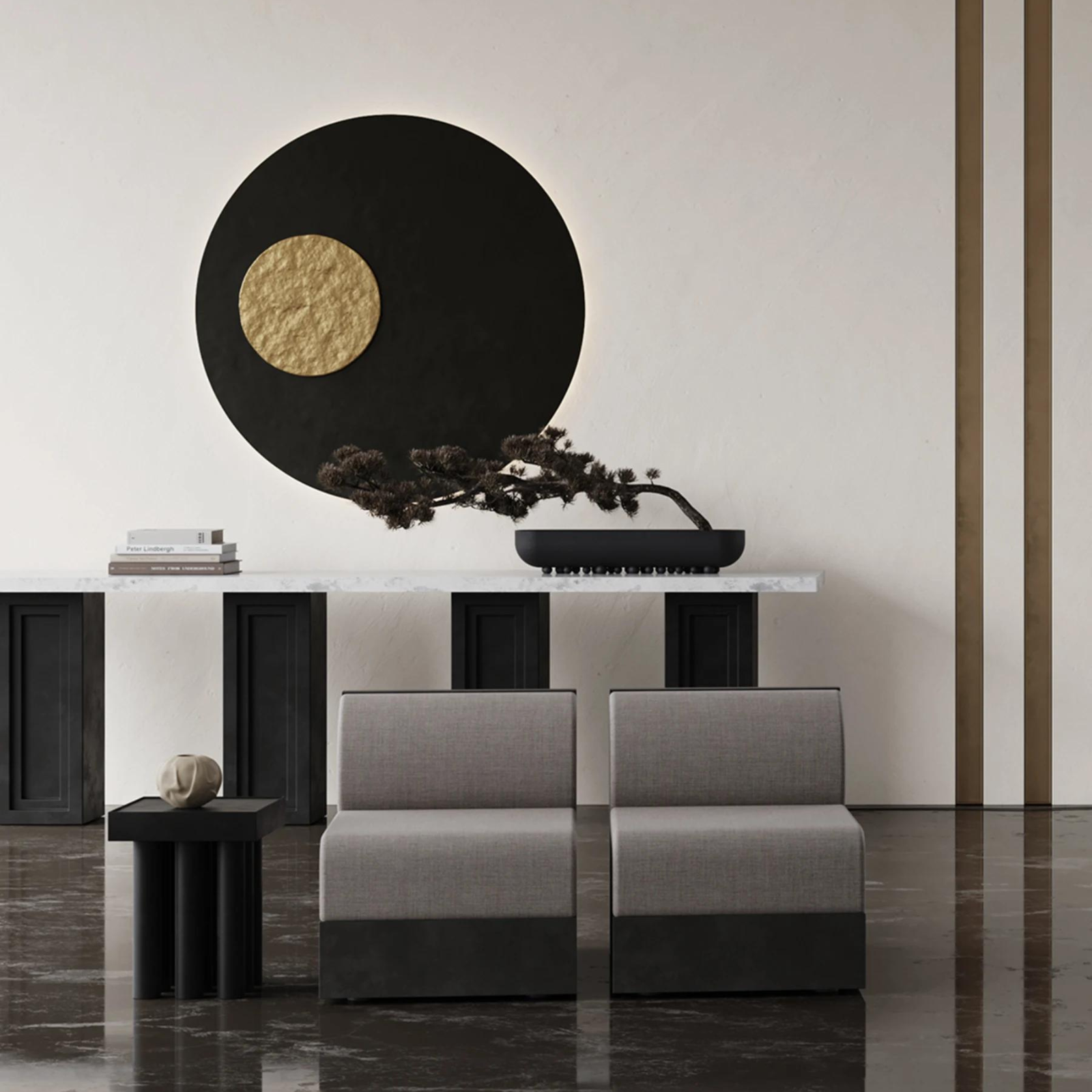 Tribu Taupe | Lounge Chair