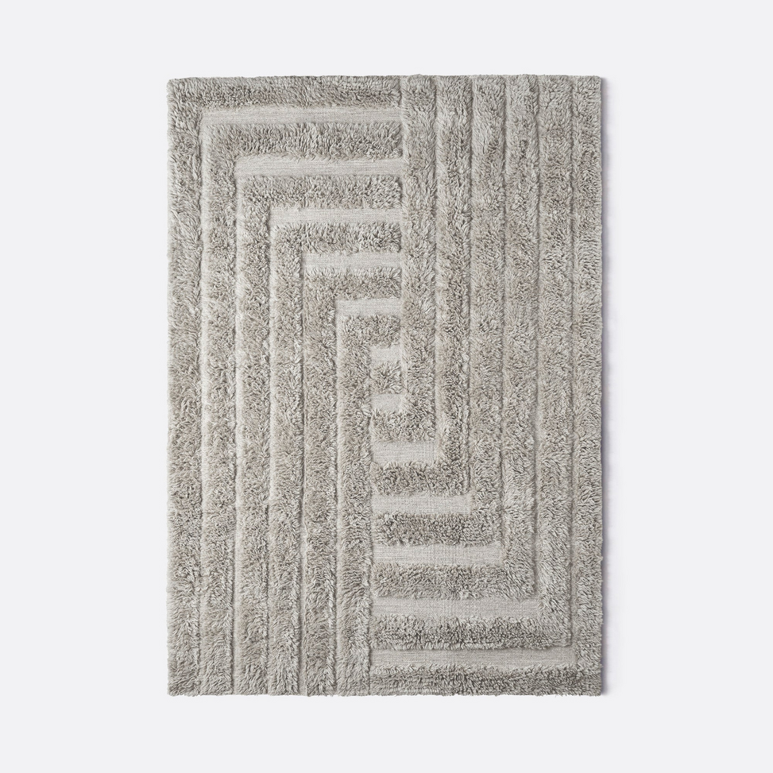 Shaggy Labyrinth | Rug