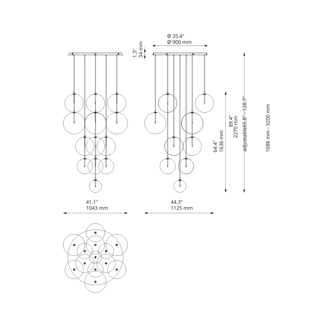 Cluster 13 Mix | Chandelier