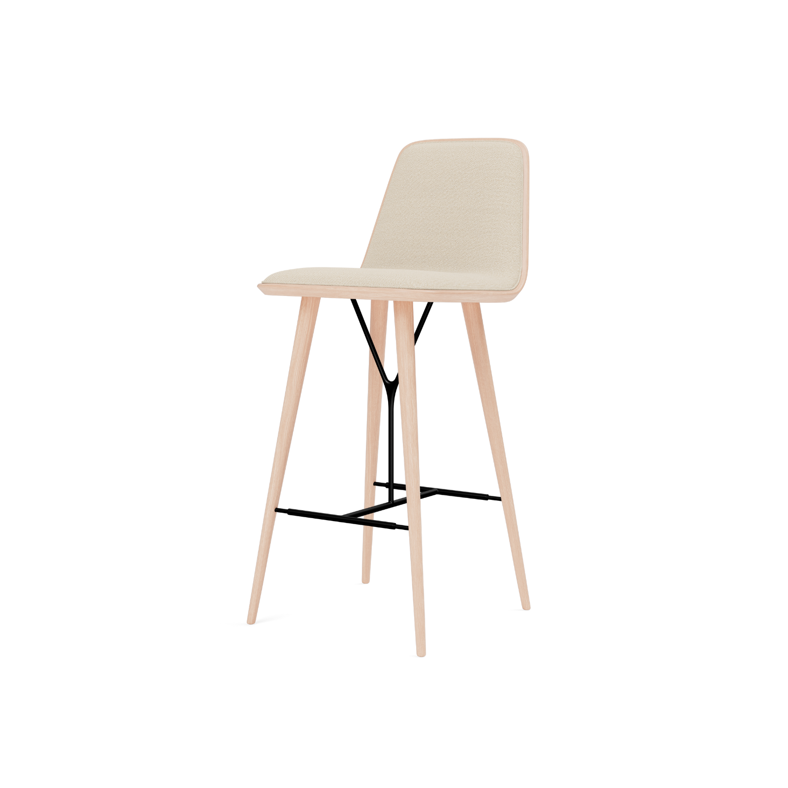 Spine Wood Base | Barstool