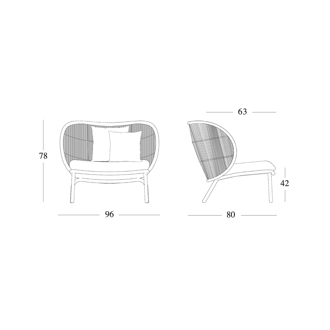 Kodo | Outdoor Lounge Chair