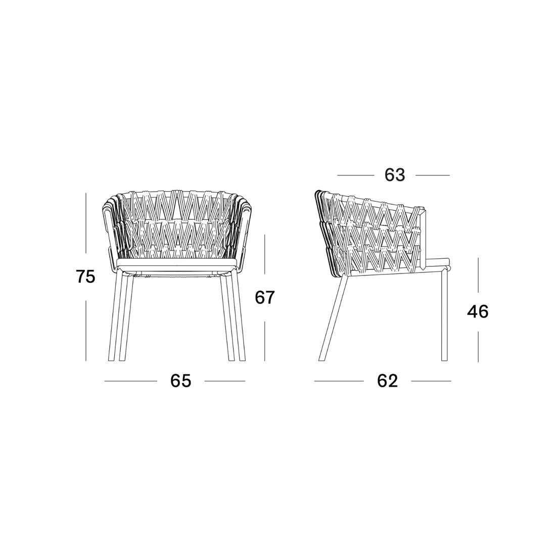 Leo | Outdoor Dining Chair