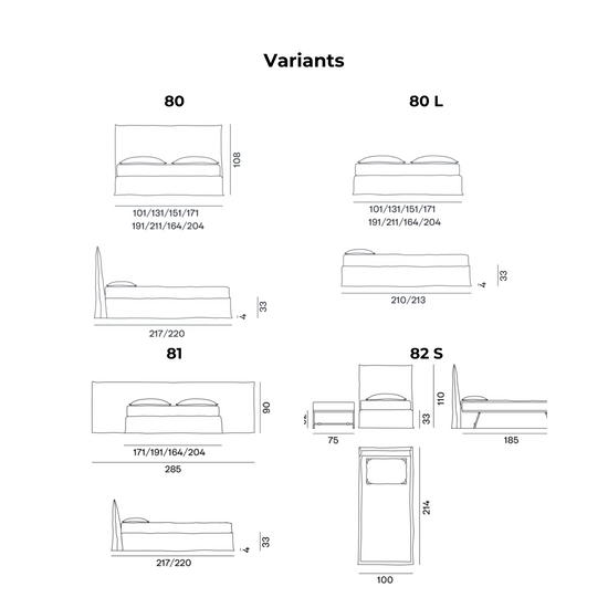 BIVAQ Garda Bed Dimensions