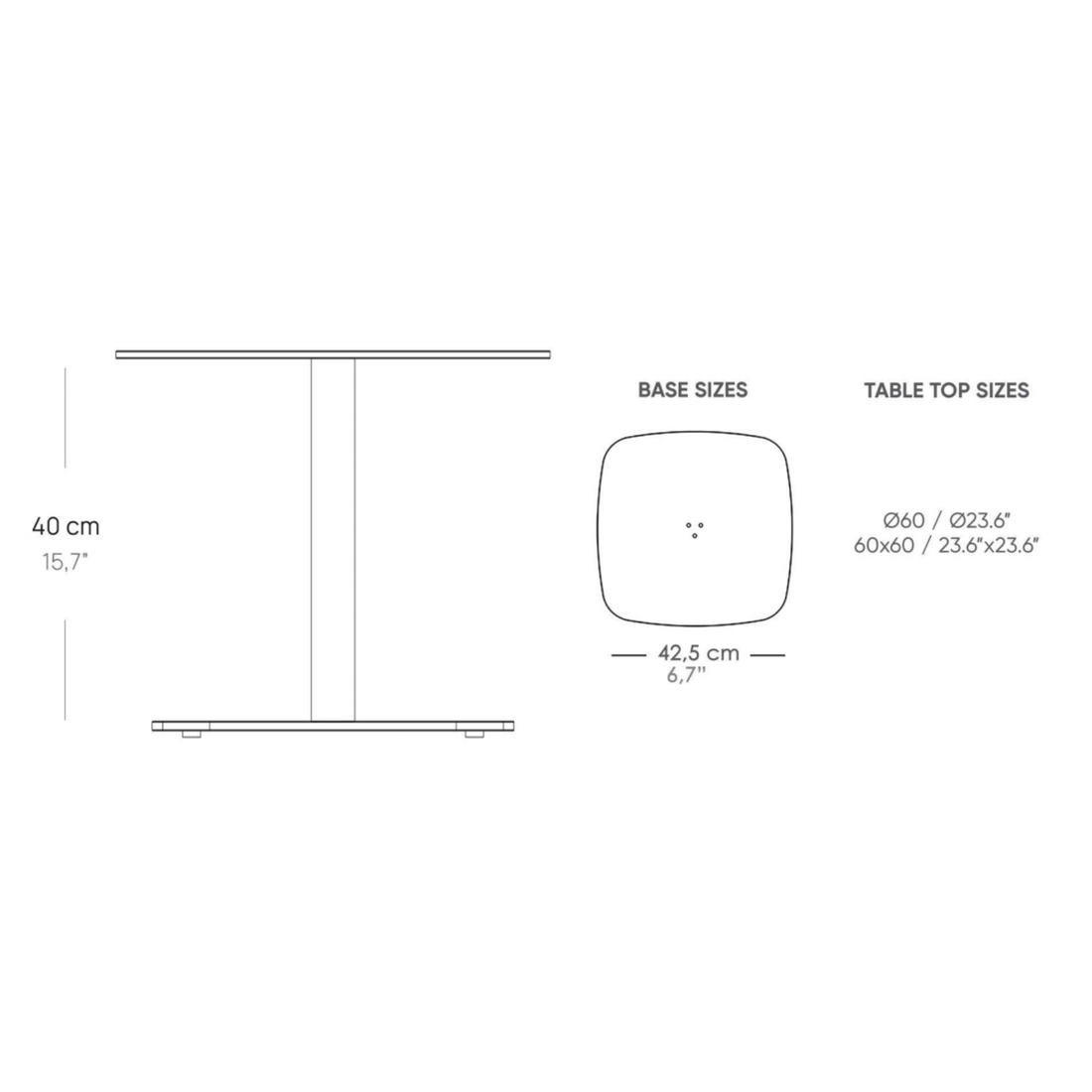 BIVAQ Sirkel 40 Table