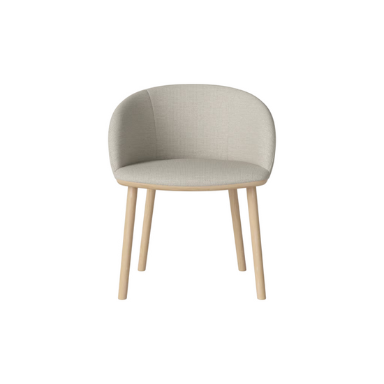 BOLIA Join Dining Chair  White Oak and Ivory